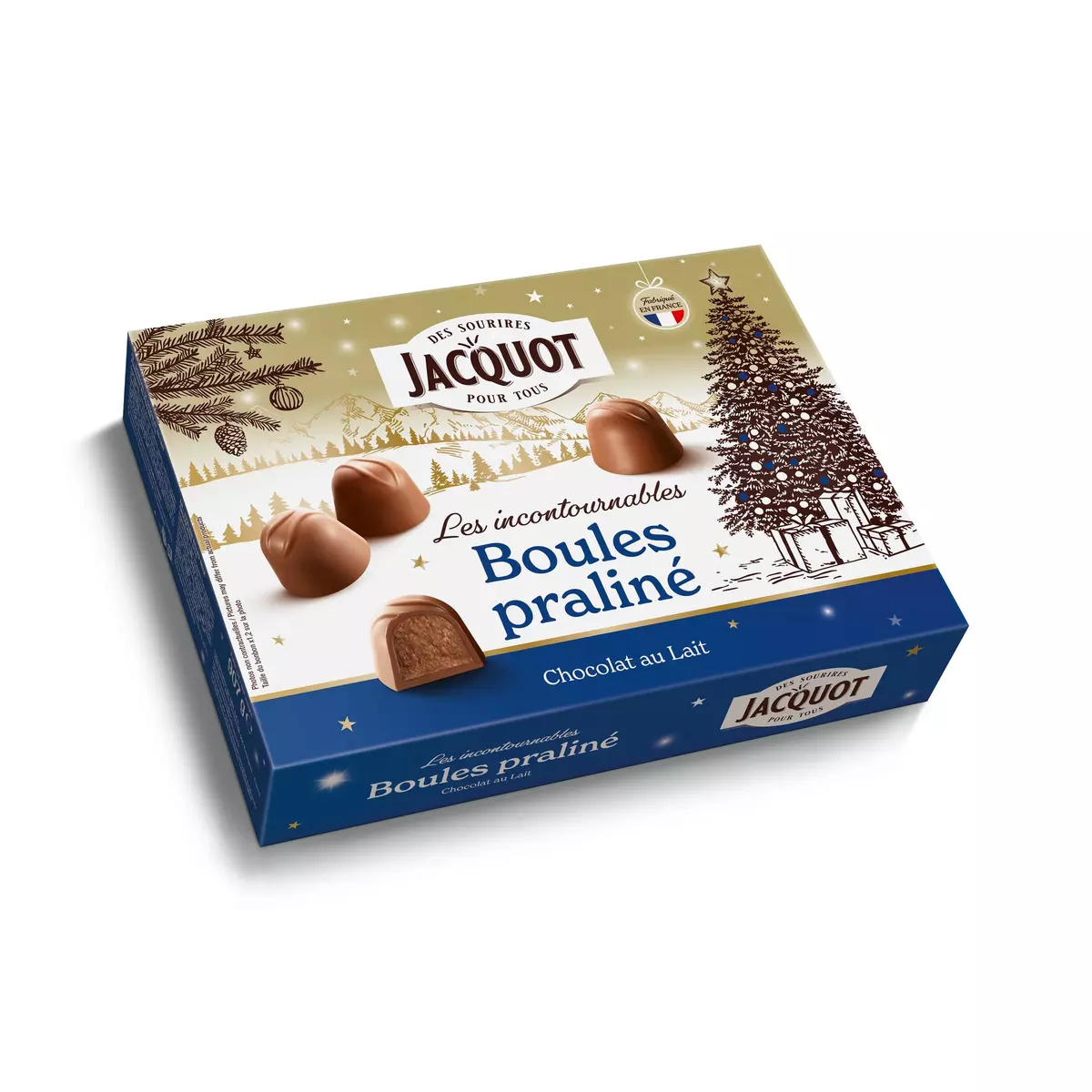 JACQUOT Bonbons de chocolat au lait fourrage au praliné 1kg
