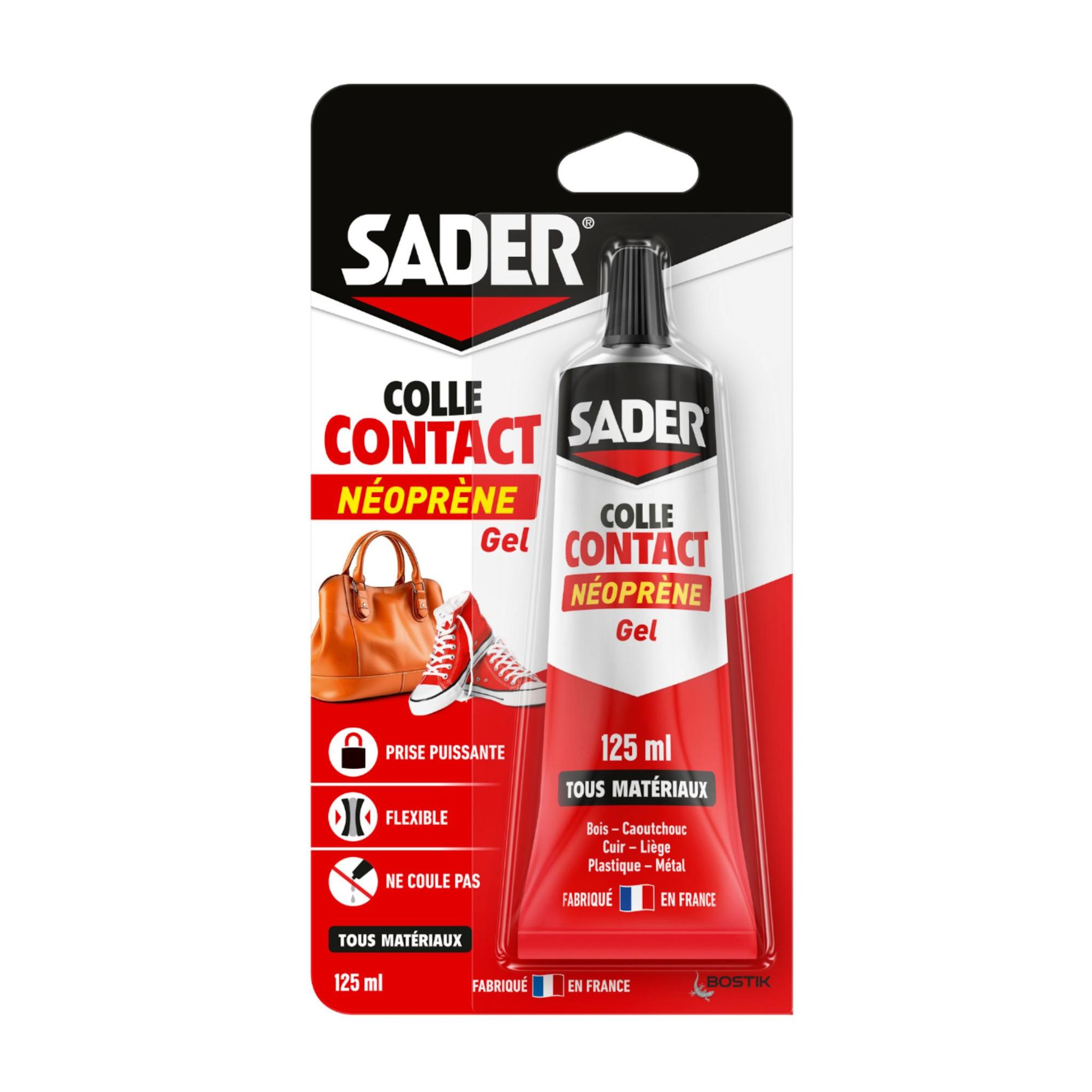 SADER Colle néoprène gel 125ml