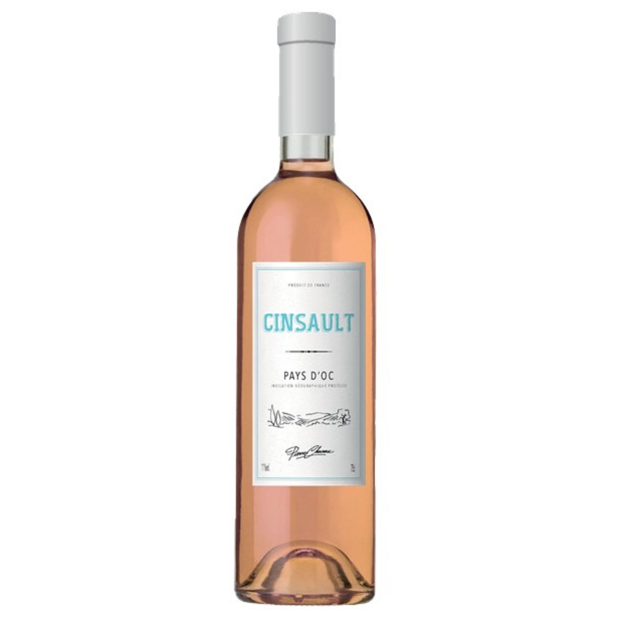Voir la diapositive 2 : PIERRE CHANAU IGP Pays-d'Oc cinsault rosé 75cl