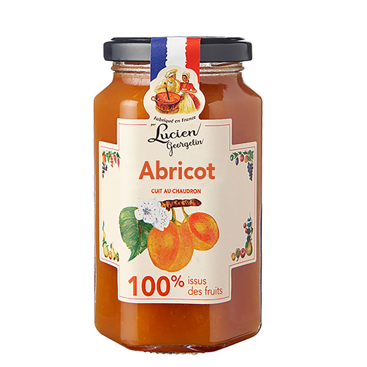 LUCIEN GEORGELIN Confiture d'abricots du Roussilon cuite au chaudron 300g