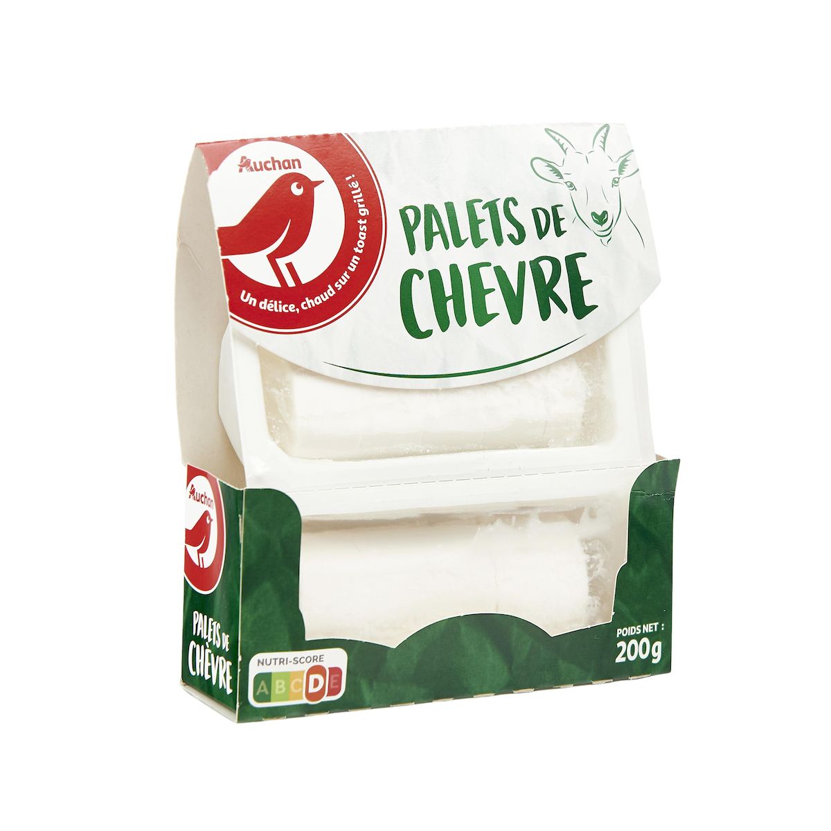 AUCHAN Palets de chèvre 200g
