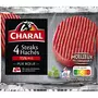 CHARAL Steaks Hachés Pur Bœuf 15%mg 4 pièces 400g