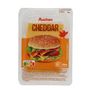 Voir la diapositive 2 : AUCHAN Cheddar affiné 5 mois en tranche 10 tranches 200g