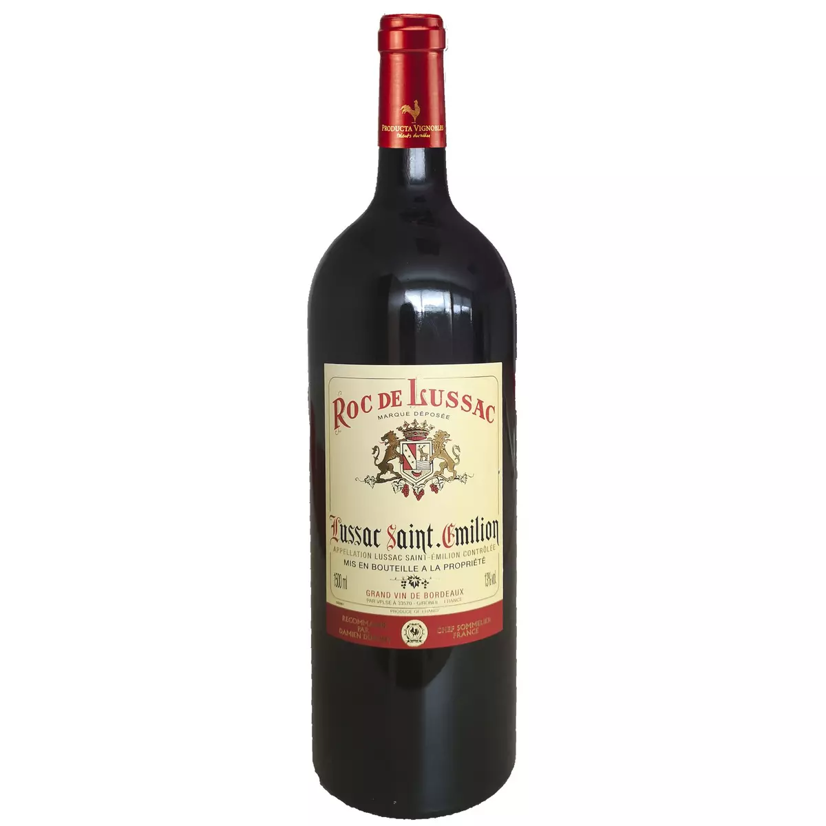 Vin rouge AOP Lussac Saint Emilion Roc de Lussac 1,5L Magnum Magnum 1.5