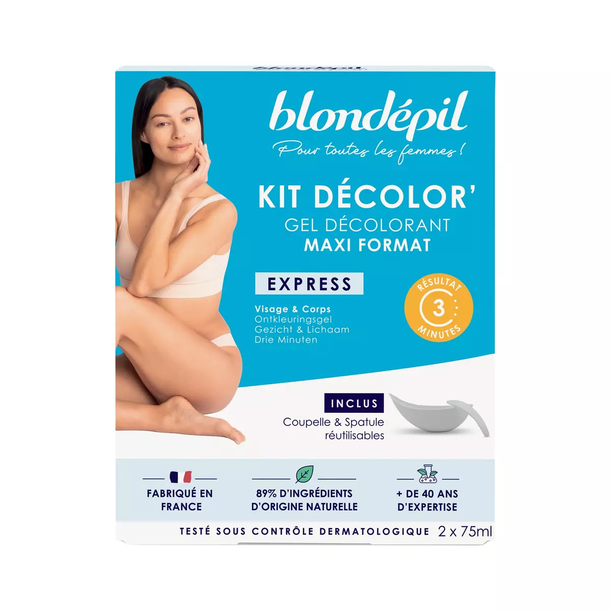 BLONDEPIL Decolor express gel decolorant 2x75ml