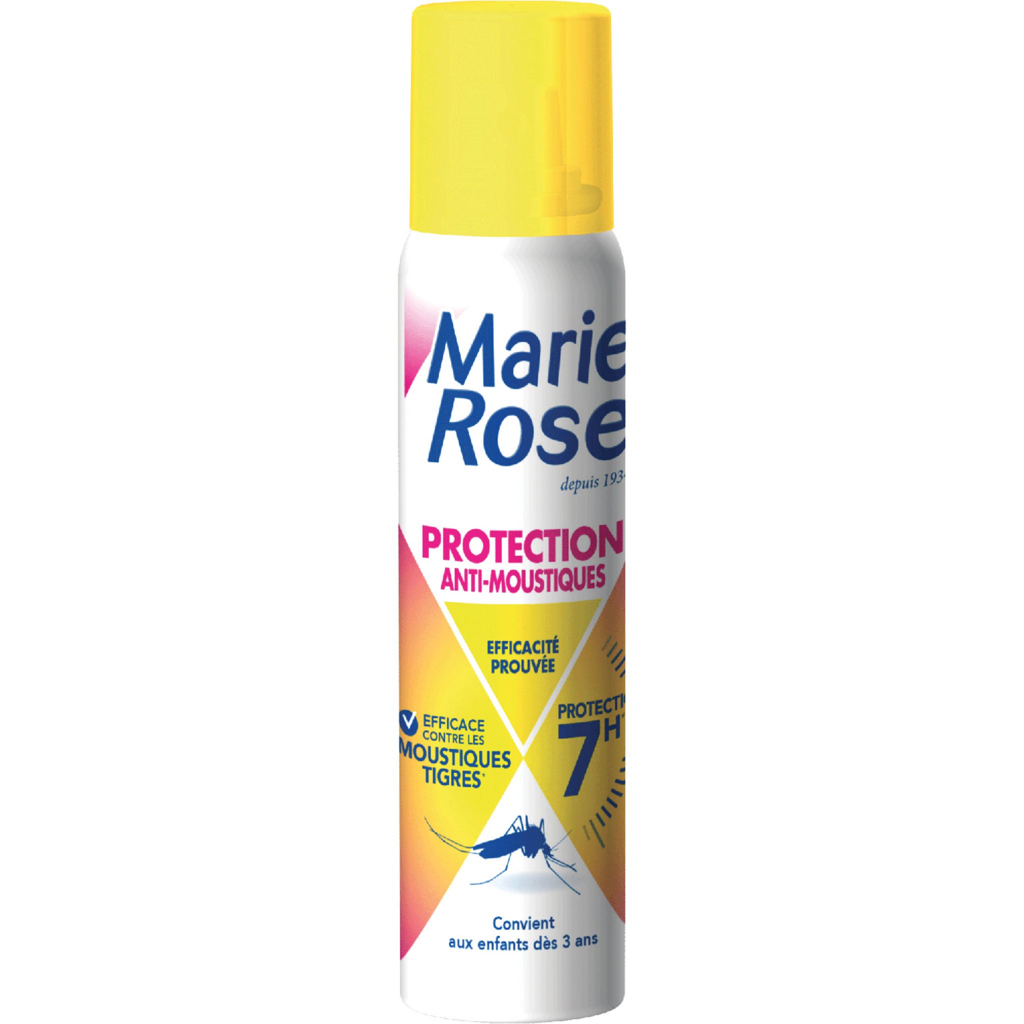 Voir la diapositive 2 : MARIE ROSE Spray protecteur anti-moustiques efficacité 7h 100ml