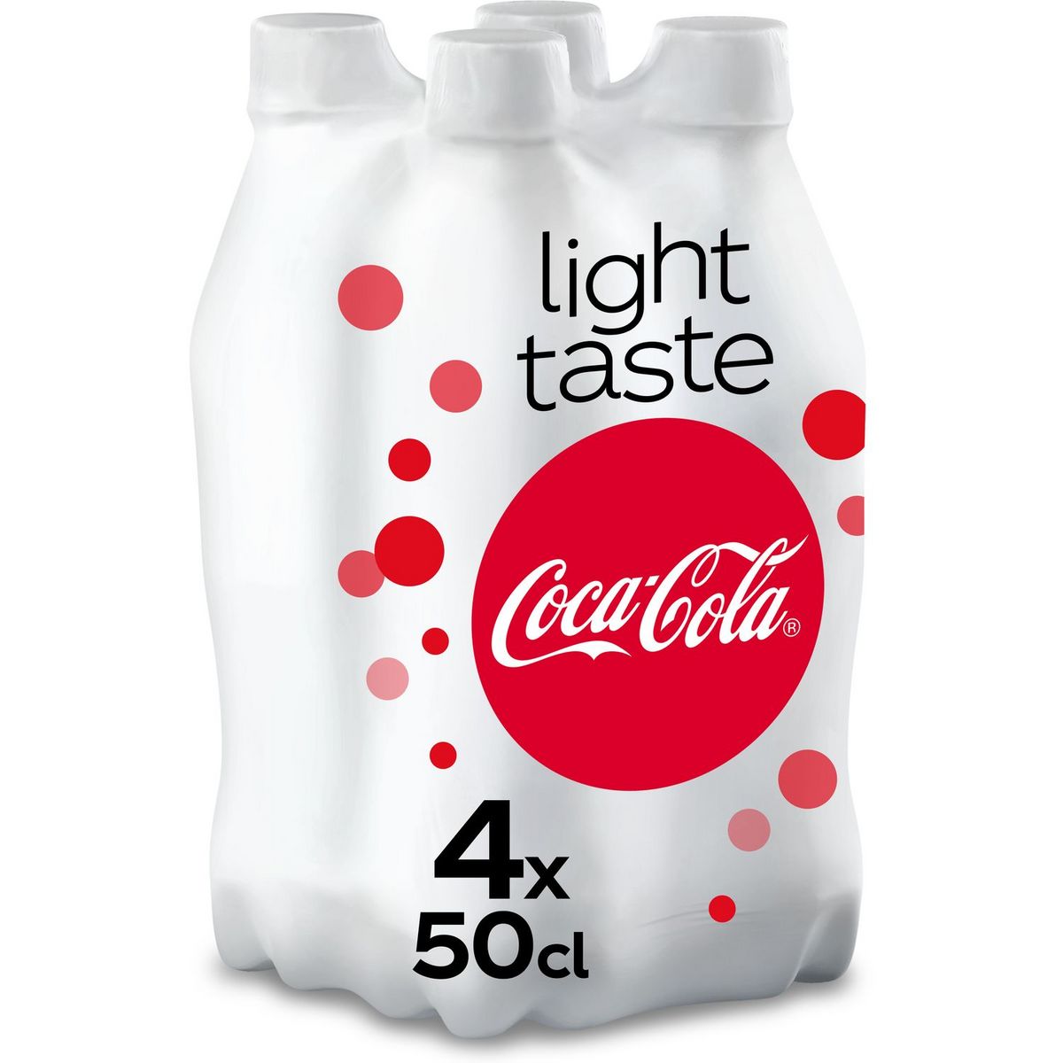 COCA-COLA Boisson gazeuse aux extraits végétaux light bouteilles 4x50cl