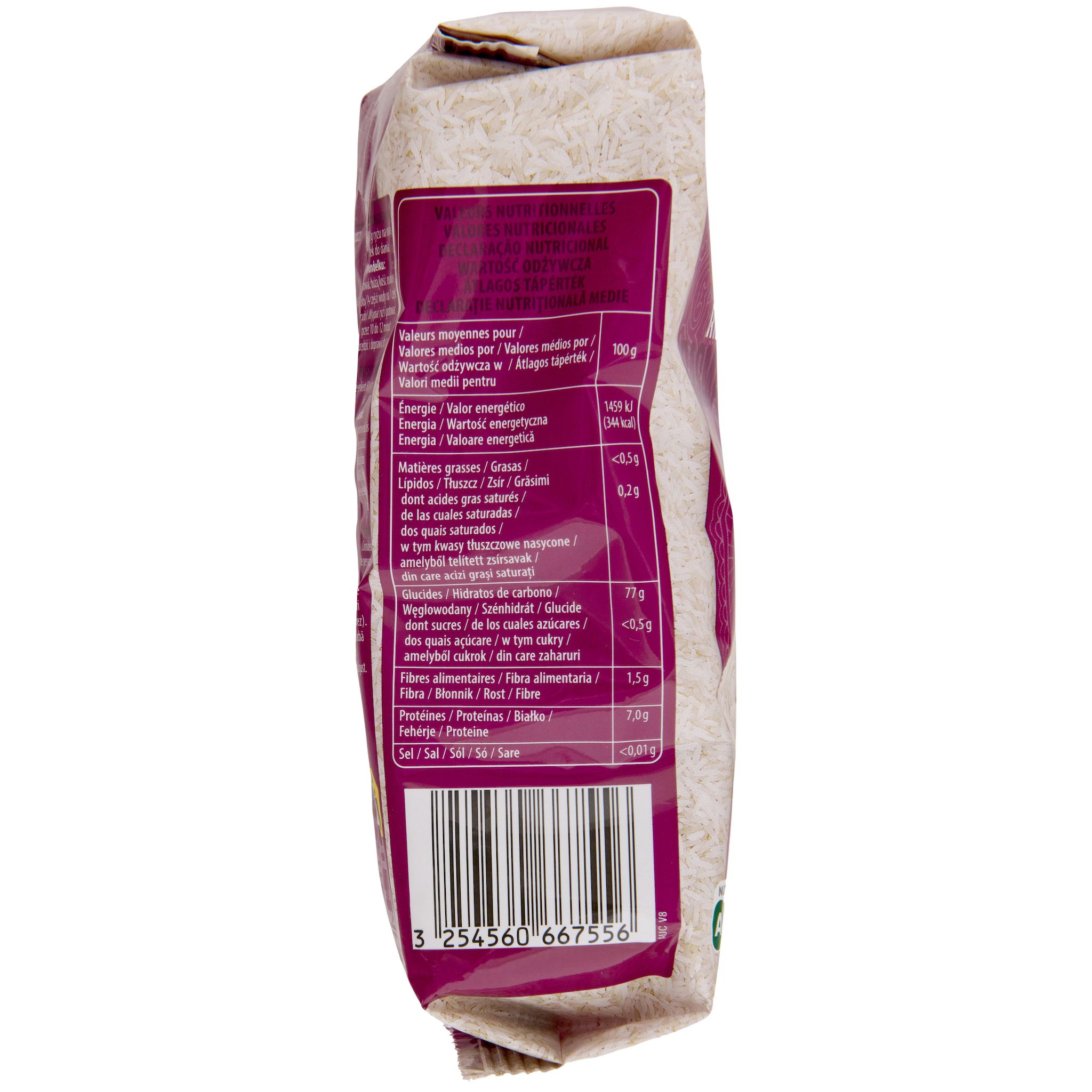 Voir la diapositive 6 : AUCHAN Riz basmati prêt en 11 min 500g