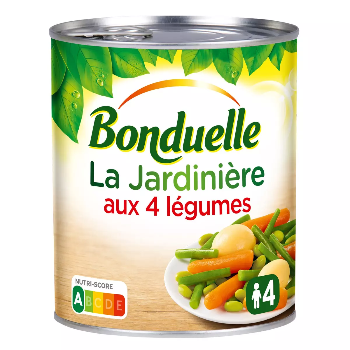 BONDUELLE Jardinière aux 4 légumes 510g