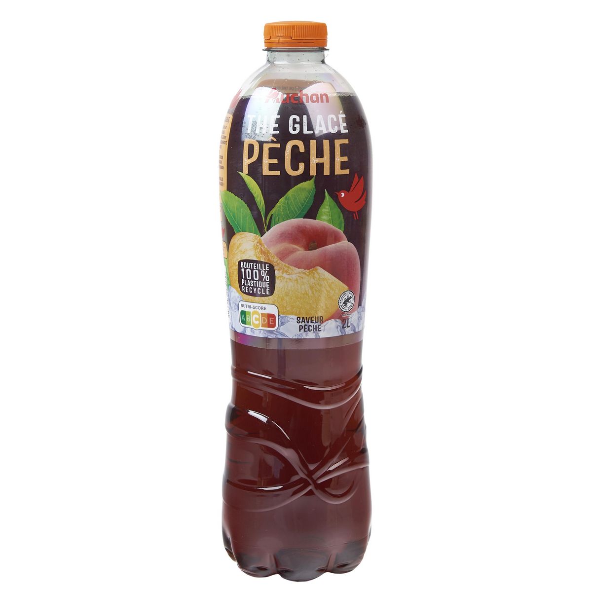 AUCHAN Thé glacé à la pêche 2l