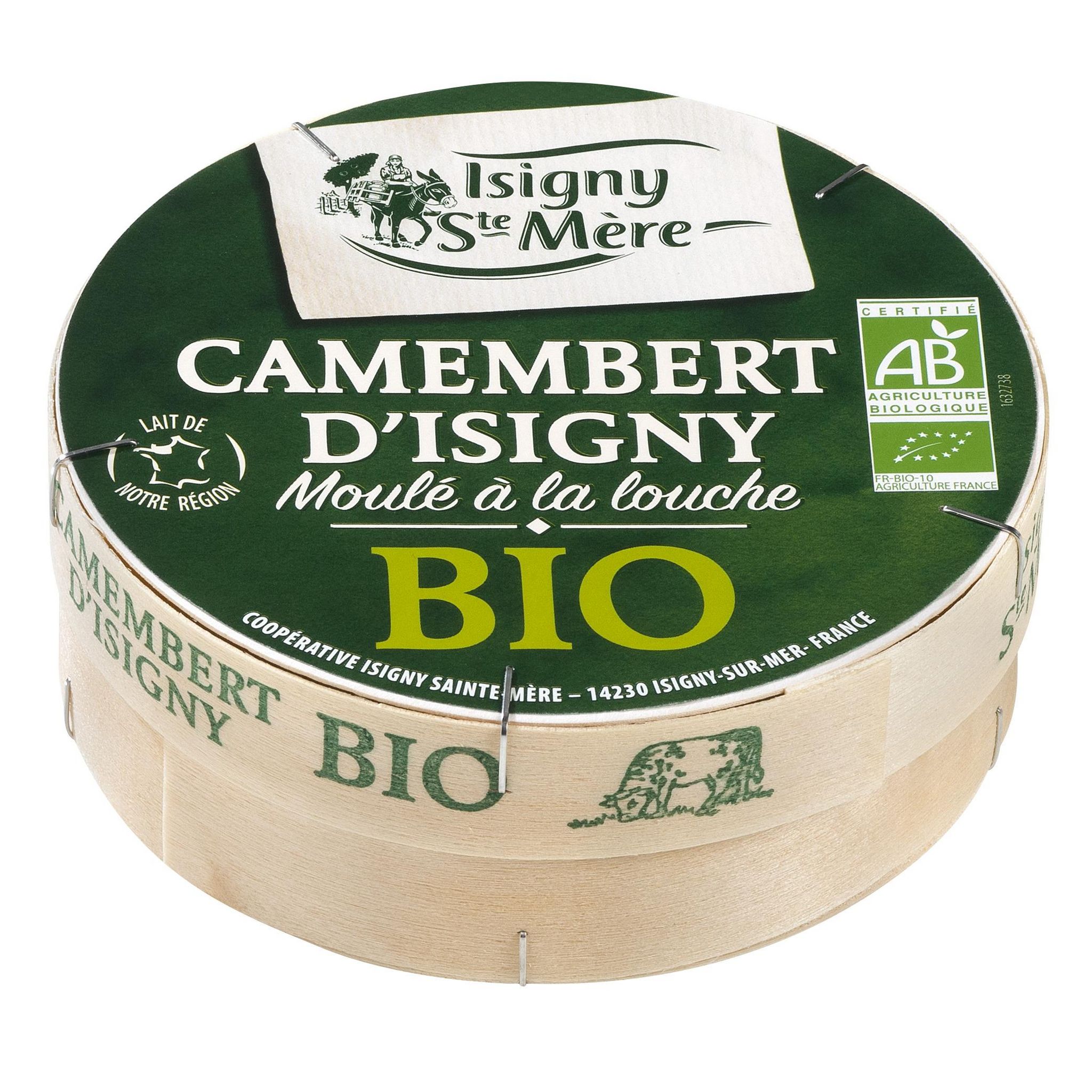 GAMME BLO Camembert d'Isigny Moulé à la louche, BIO 250g