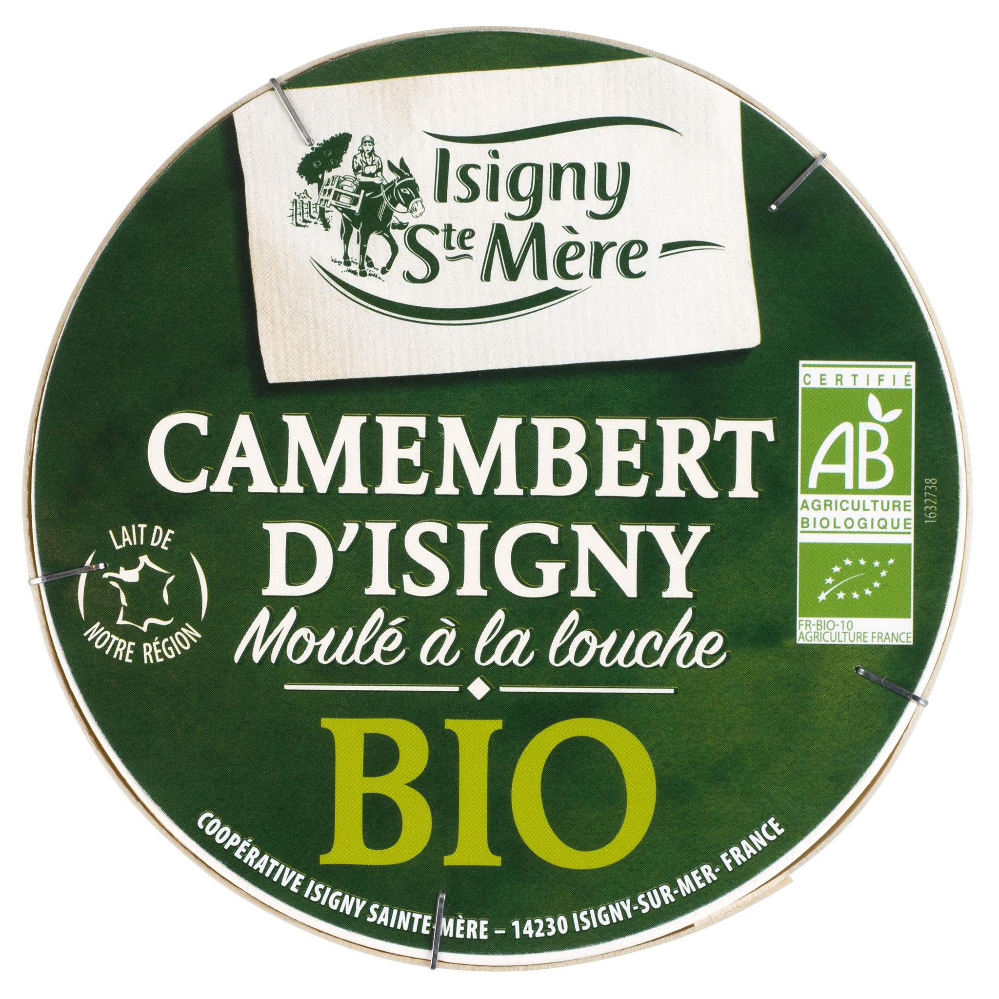 Voir la diapositive 2 : GAMME BLO Camembert d'Isigny Moulé à la louche, BIO 250g