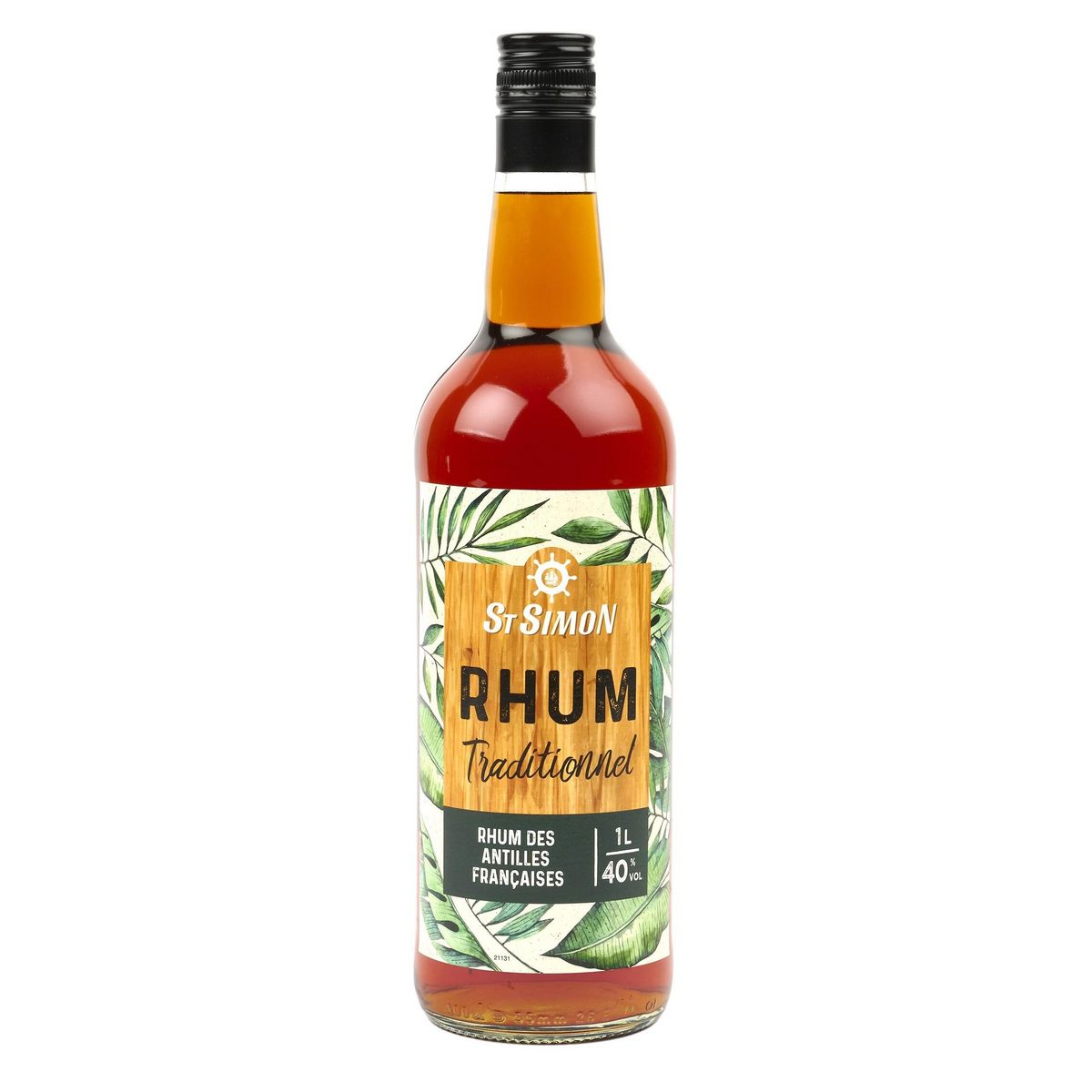 ST SIMON Rhum ambré 40% 1l