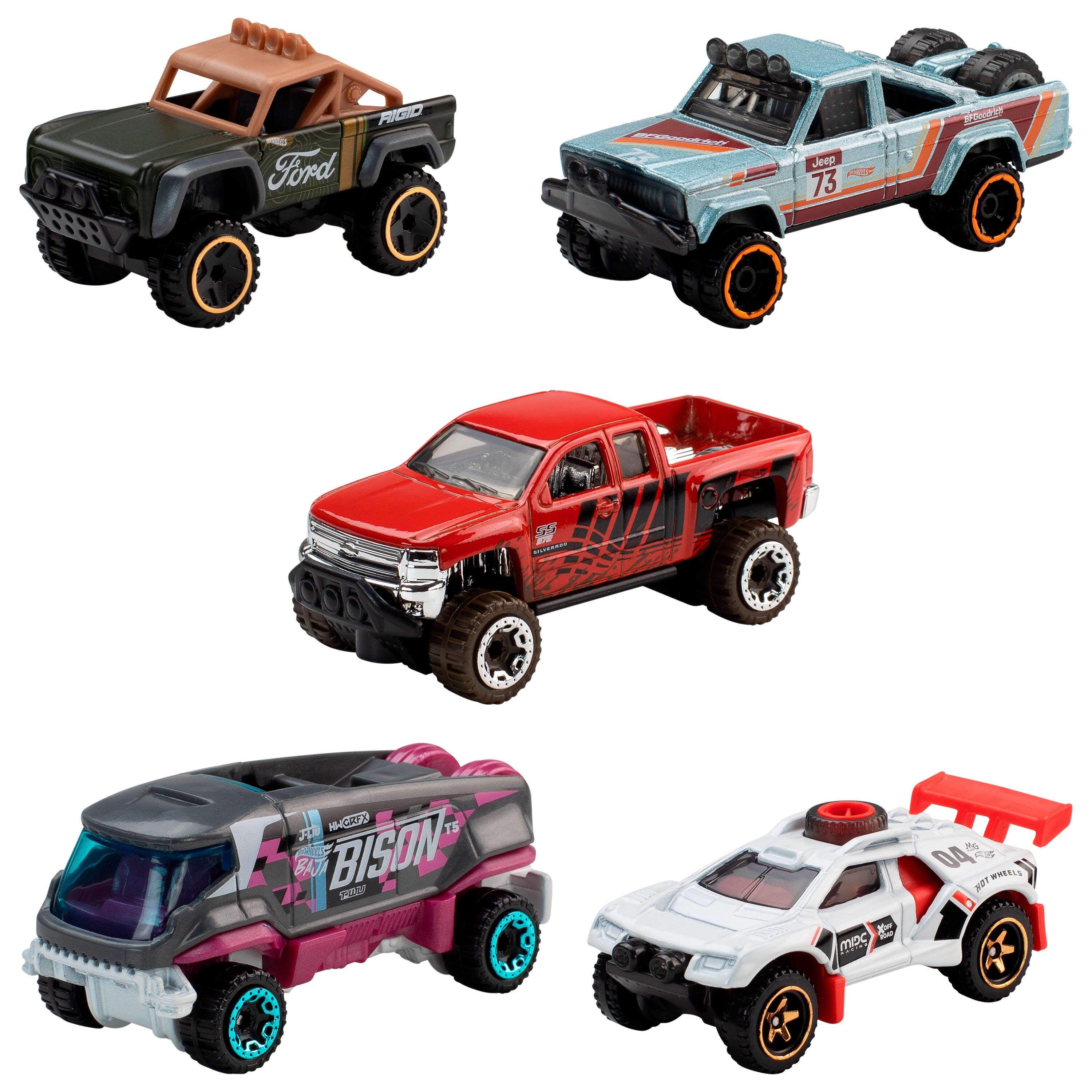 Voir la diapositive 11 : MATTEL Coffret de 5 voitures Hot Wheels