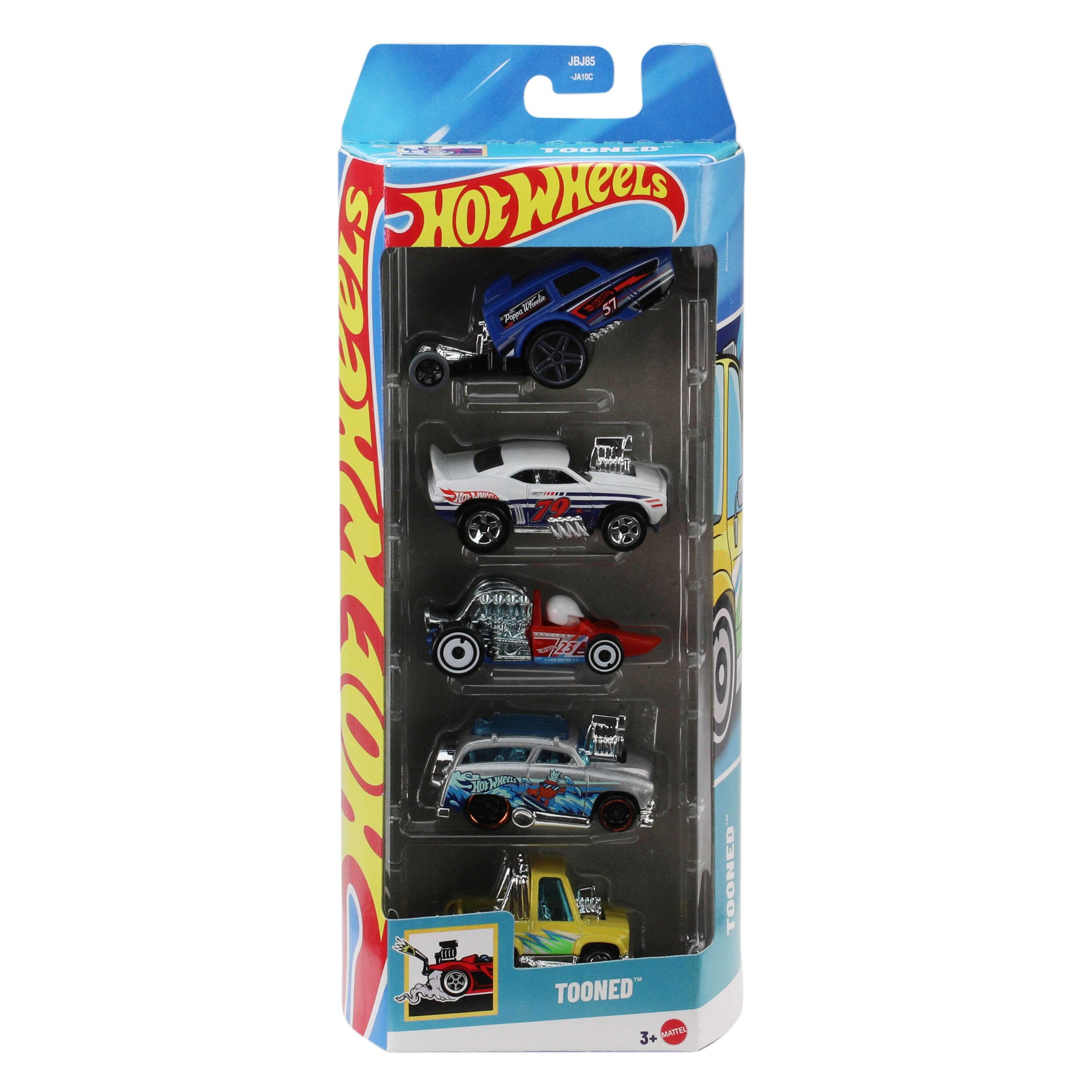 Voir la diapositive 4 : MATTEL Coffret de 5 voitures Hot Wheels