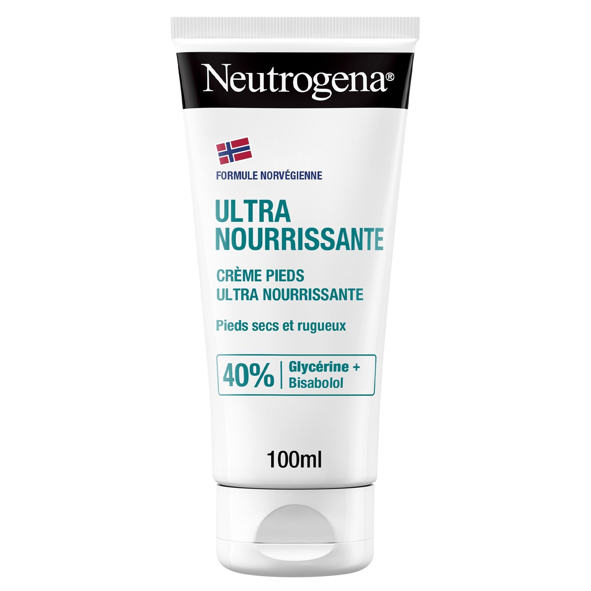 Voir la diapositive 2 : NEUTROGENA Crème pieds ultra nourrissante peaux très sèches et abîmées 100ml