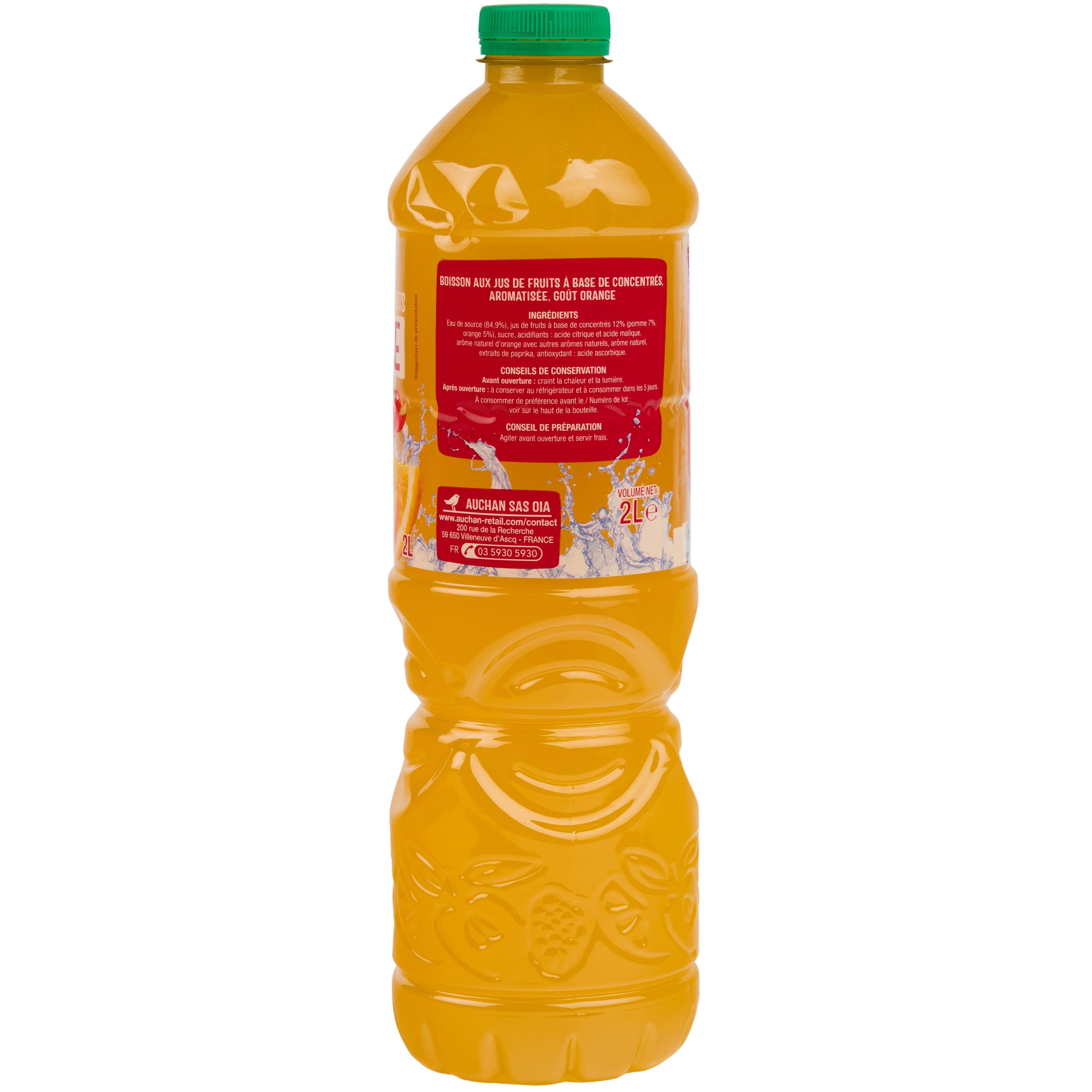 Voir la diapositive 3 : AUCHAN Boisson au jus d'orange 2l