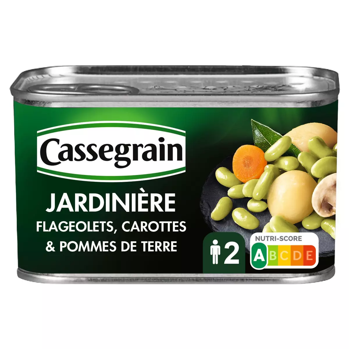 CASSEGRAIN Jardinière flageolets carottes et pommes de terre 265g