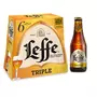 LEFFE Bière blonde triple 8,5% bouteilles 6x25cl