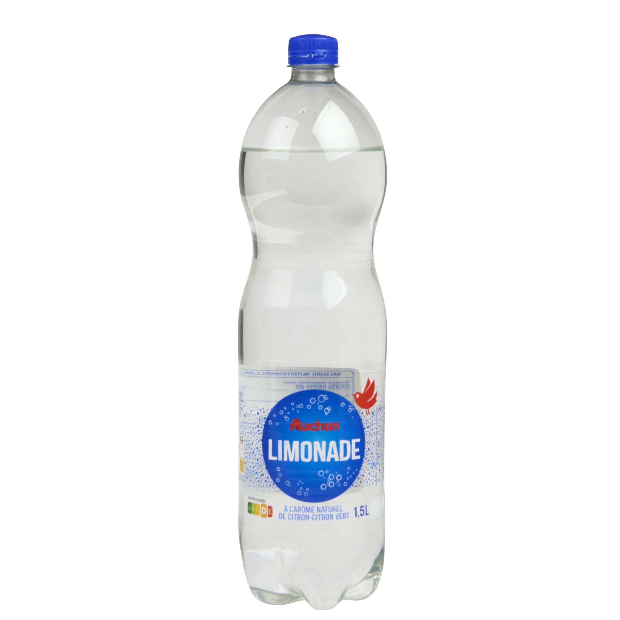 Voir la diapositive 2 : AUCHAN Limonade à l'arôme naturel d'agrumes 1,5l
