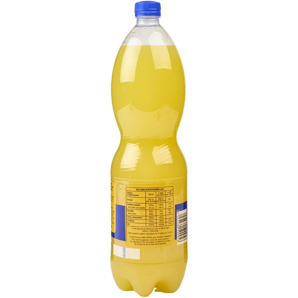AUCHAN Boisson pulpée orange sans conservateur 1,5l