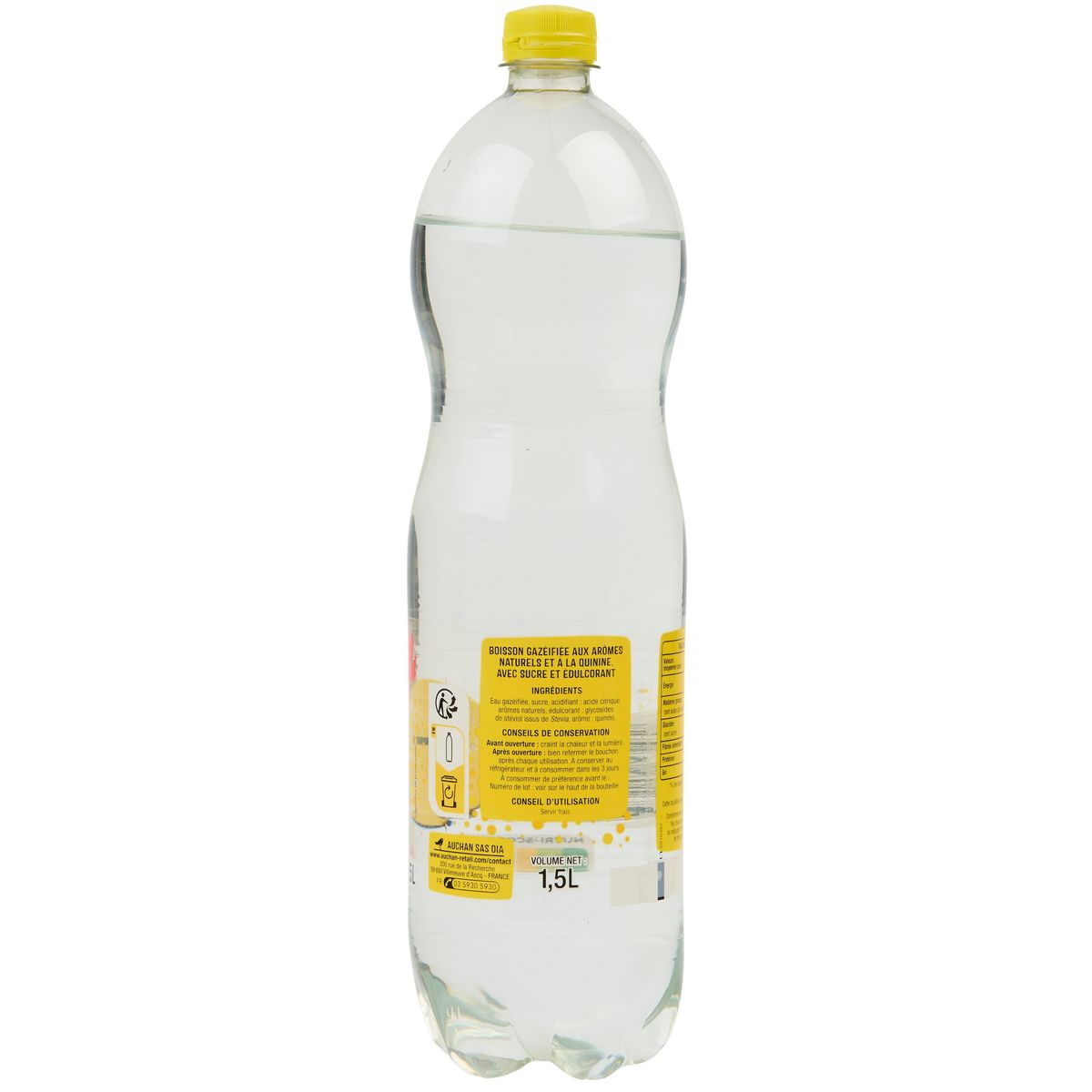 AUCHAN Boisson gazeuse tonic 1,5l
