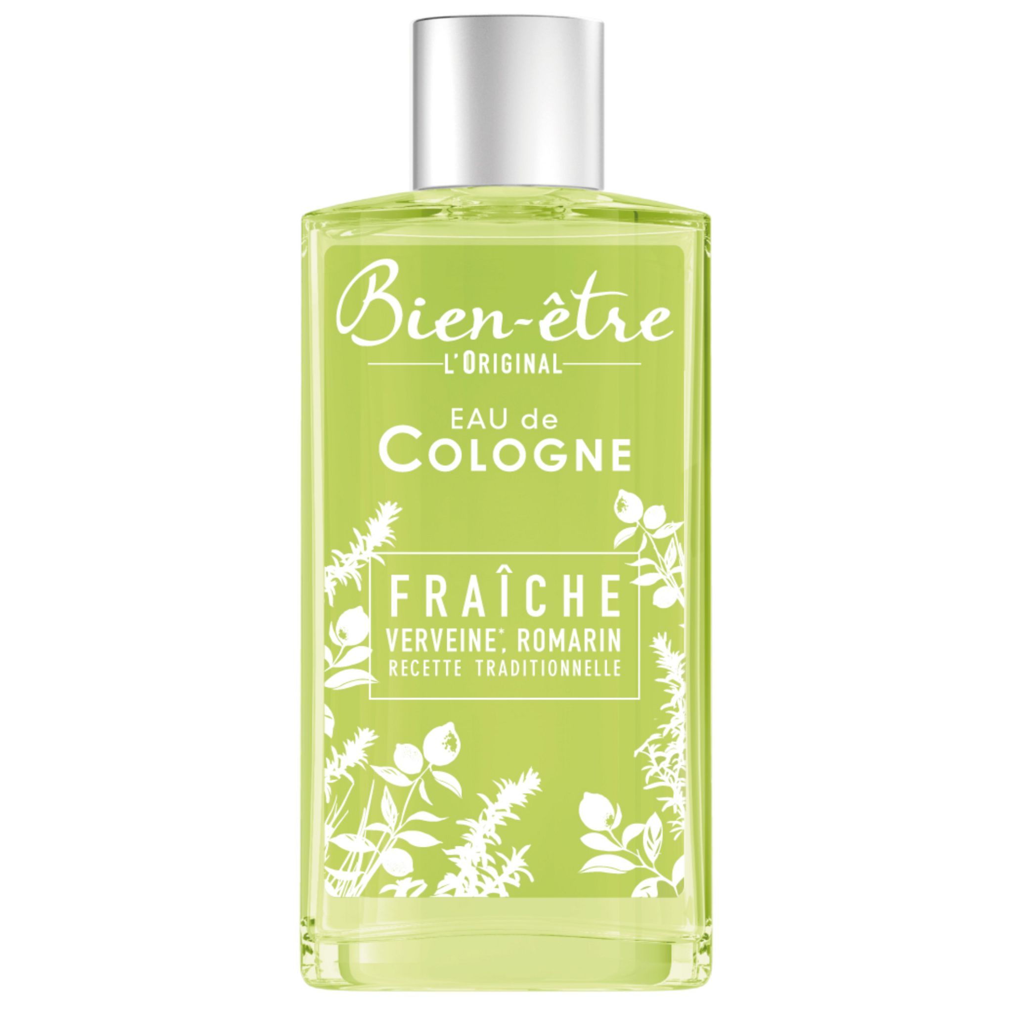 Voir la diapositive 2 : BIEN-ETRE Eau de Cologne fraîche verveine romarin 250ml