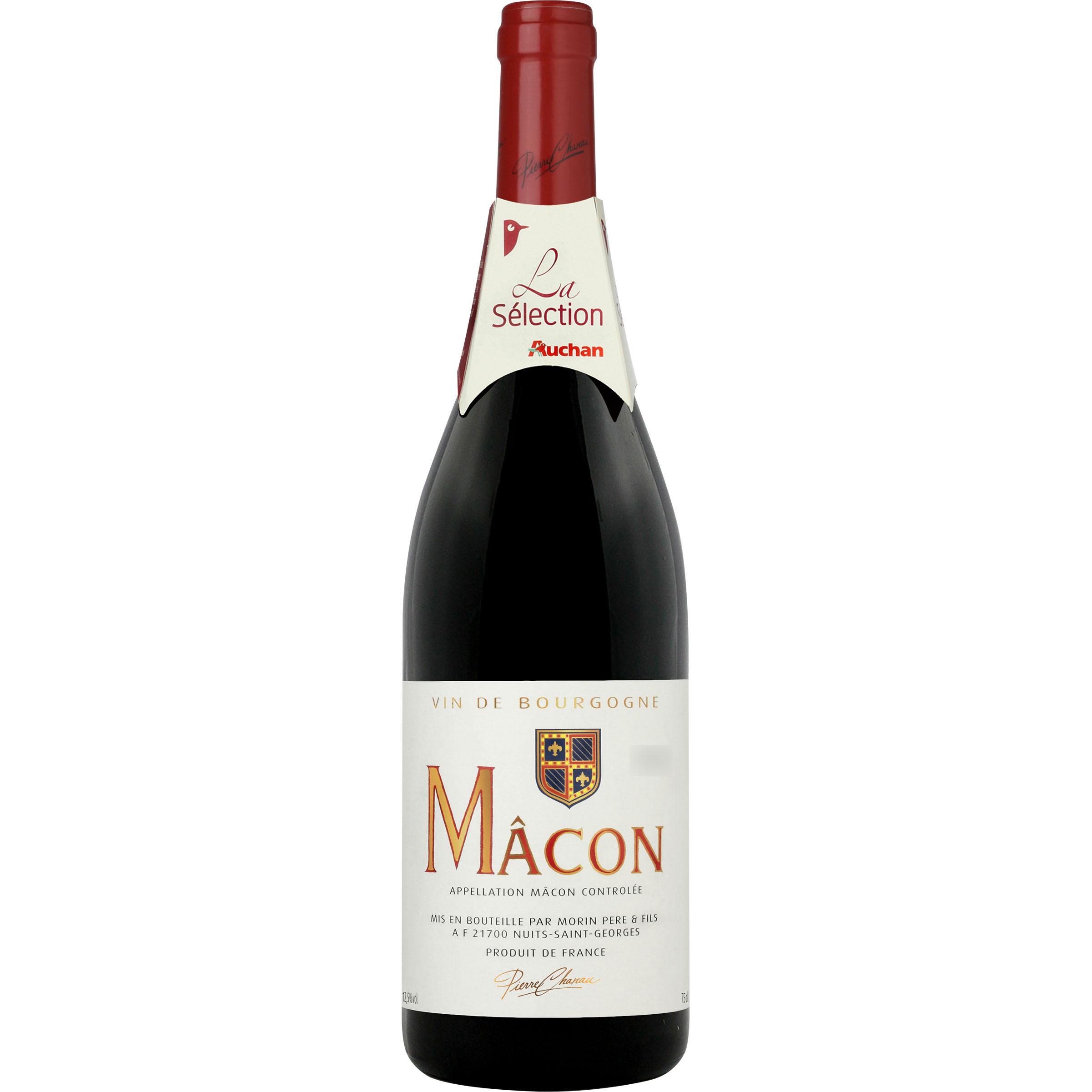 Voir la diapositive 2 : PIERRE CHANAU AOP Mâcon rouge 75cl