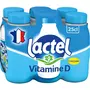 LACTEL Vitamine D lait demi écrémé UHT 6x25cl