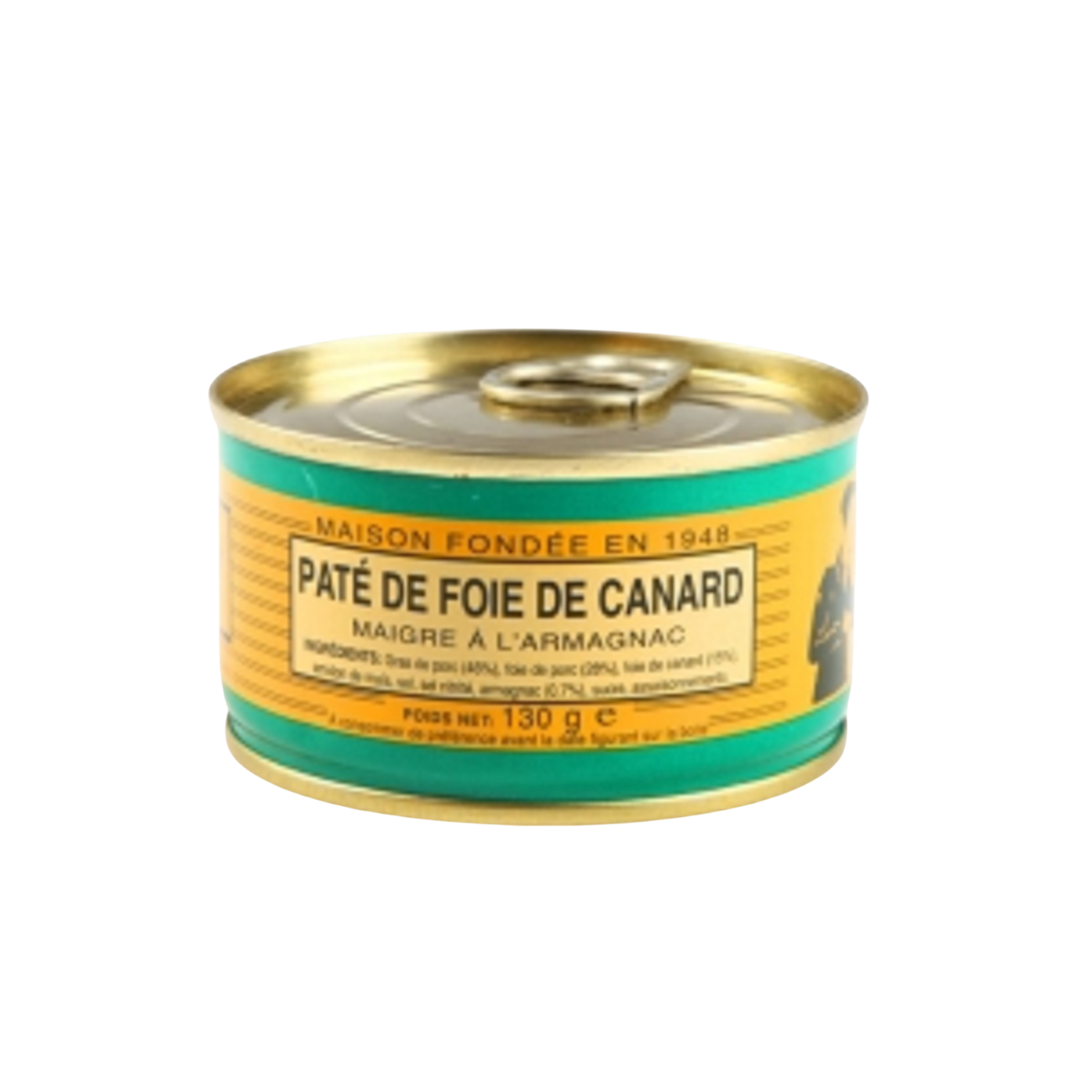 Voir la diapositive 2 : LOU GASCOUN Pâté de foie de canard maigre à l'Armagnac 130g