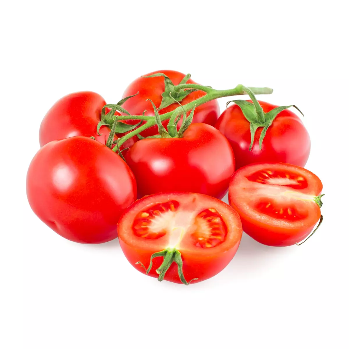 AUCHAN BIO Tomates rondes en grappes 500g