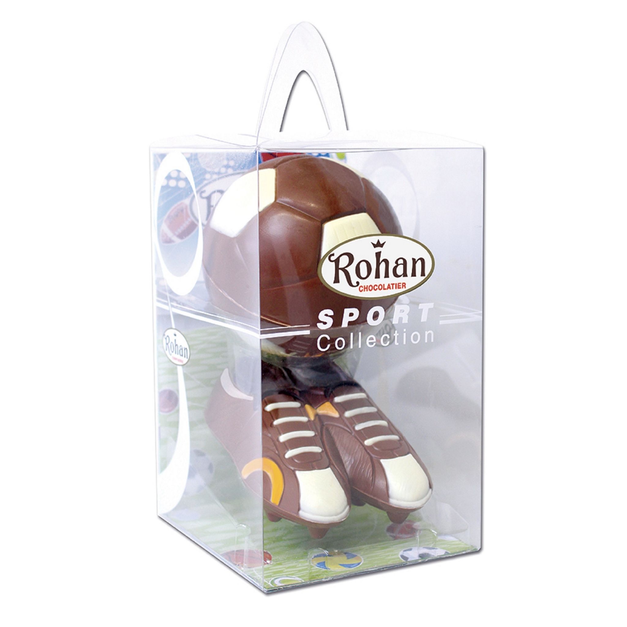 ROHAN Chocolat de Pâques moulage ballon et chaussures de foot Sport Collection 320g