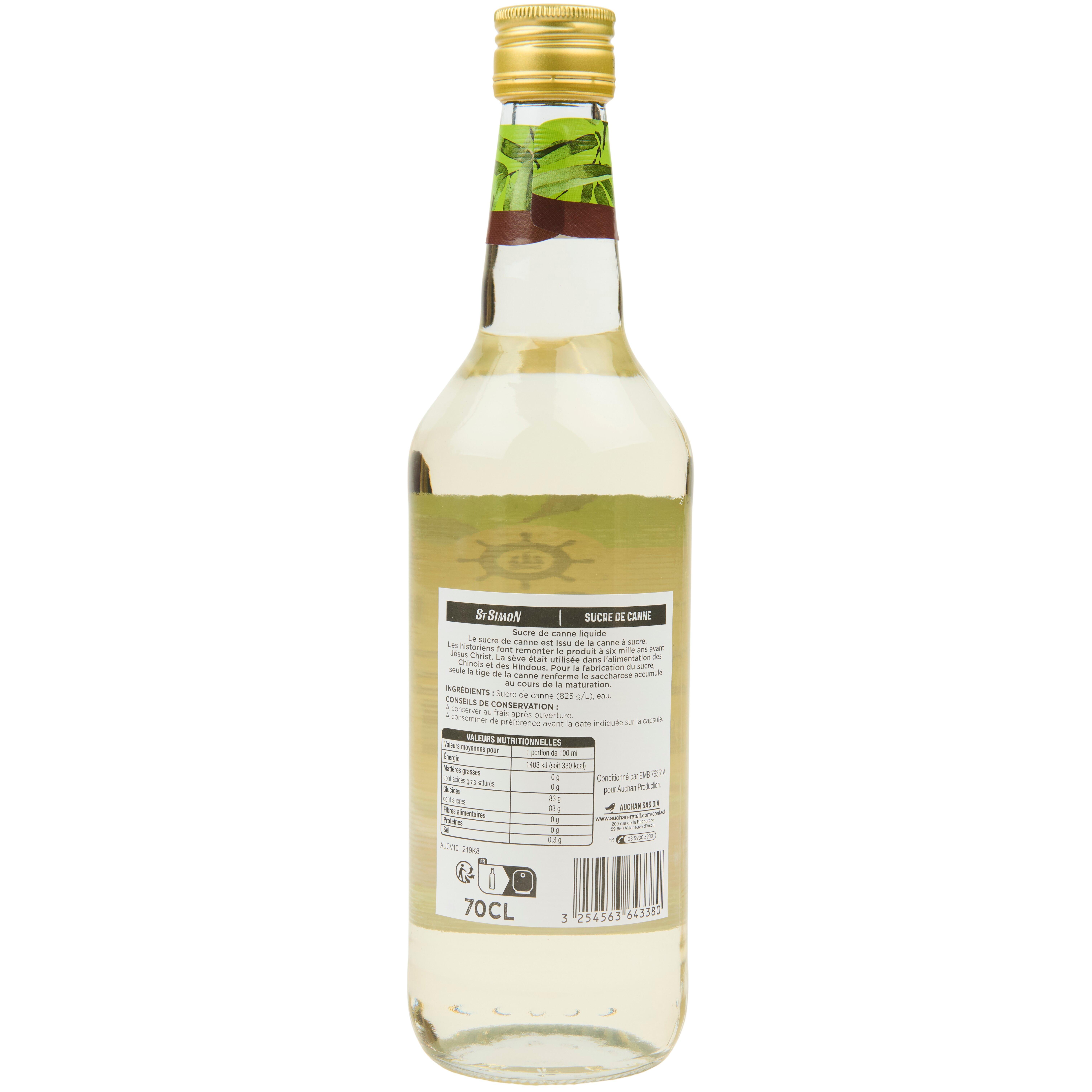 Voir la diapositive 2 : ST SIMON Sucre de canne liquide 70cl