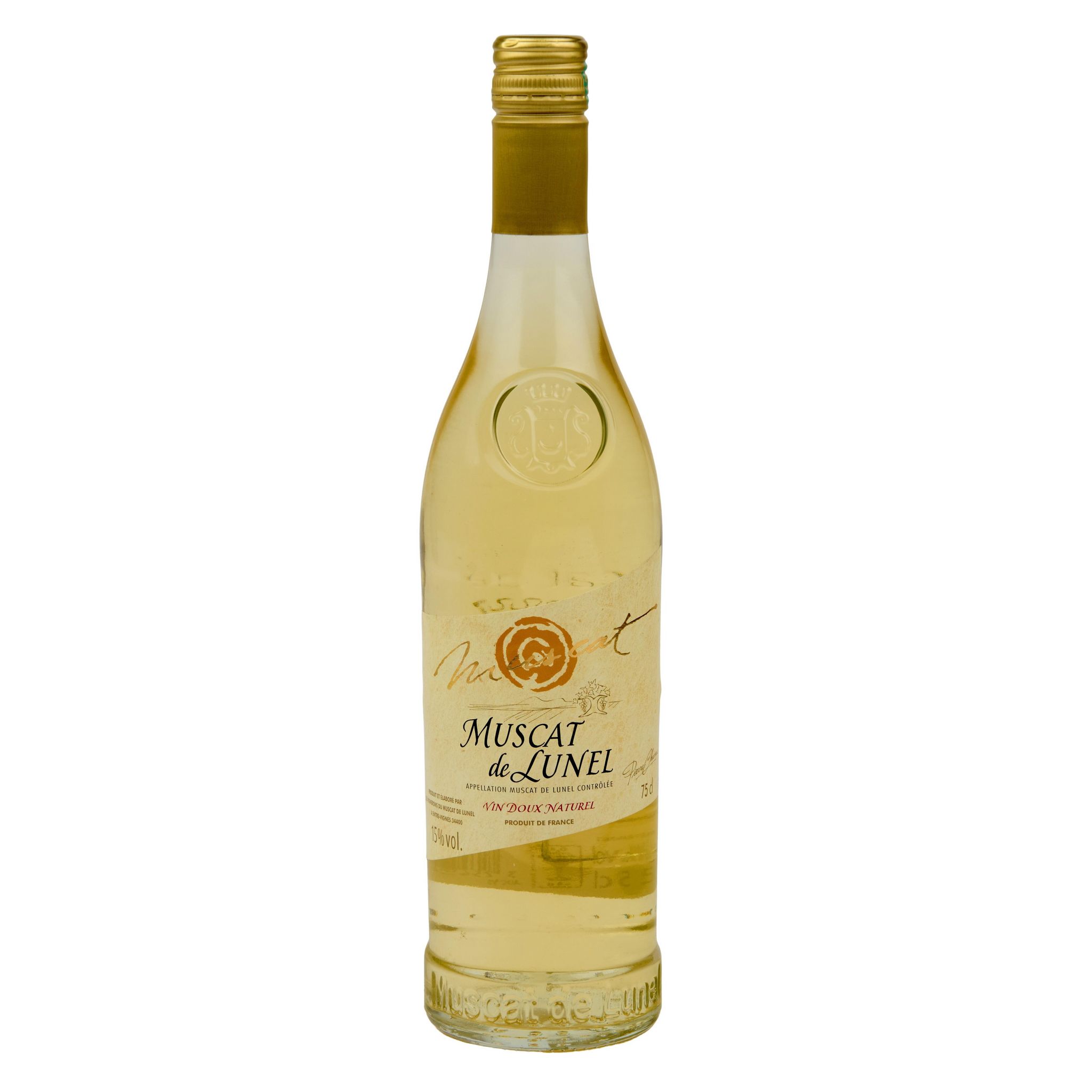 Voir la diapositive 2 : PIERRE CHANAU Muscat vin doux naturel AOC de Lunel 15% 75cl