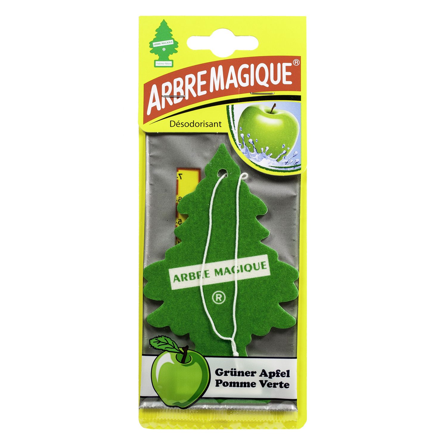 Voir la diapositive 1 : Désodorisant sapin parfum pomme verte