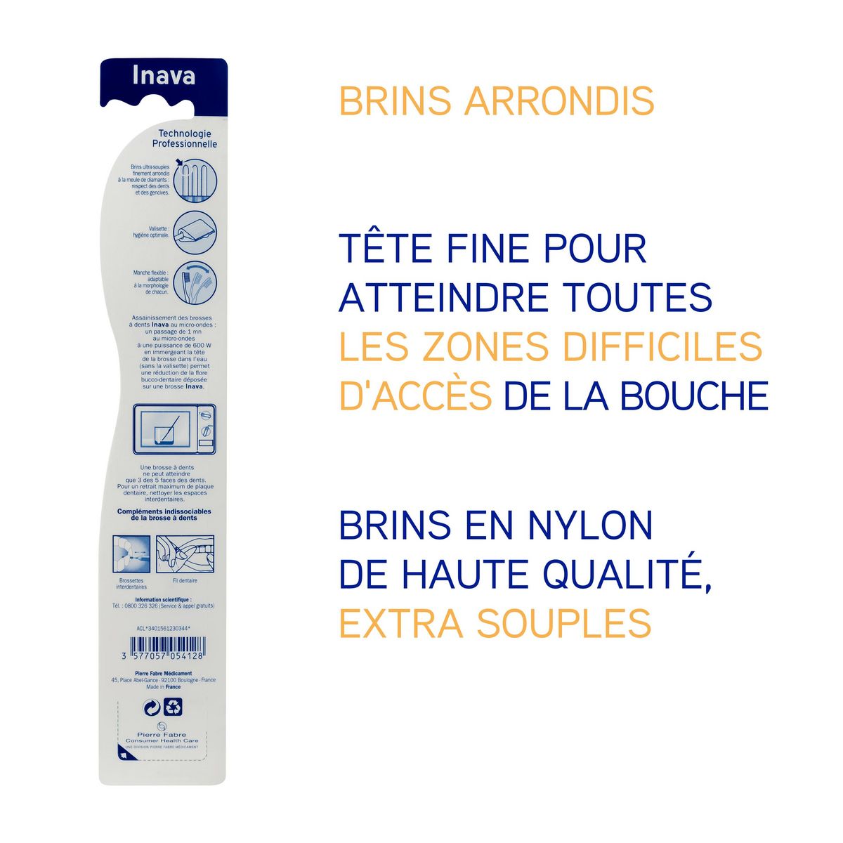 INAVA Brosse à dents chirurgicale extra souple 1 brosse