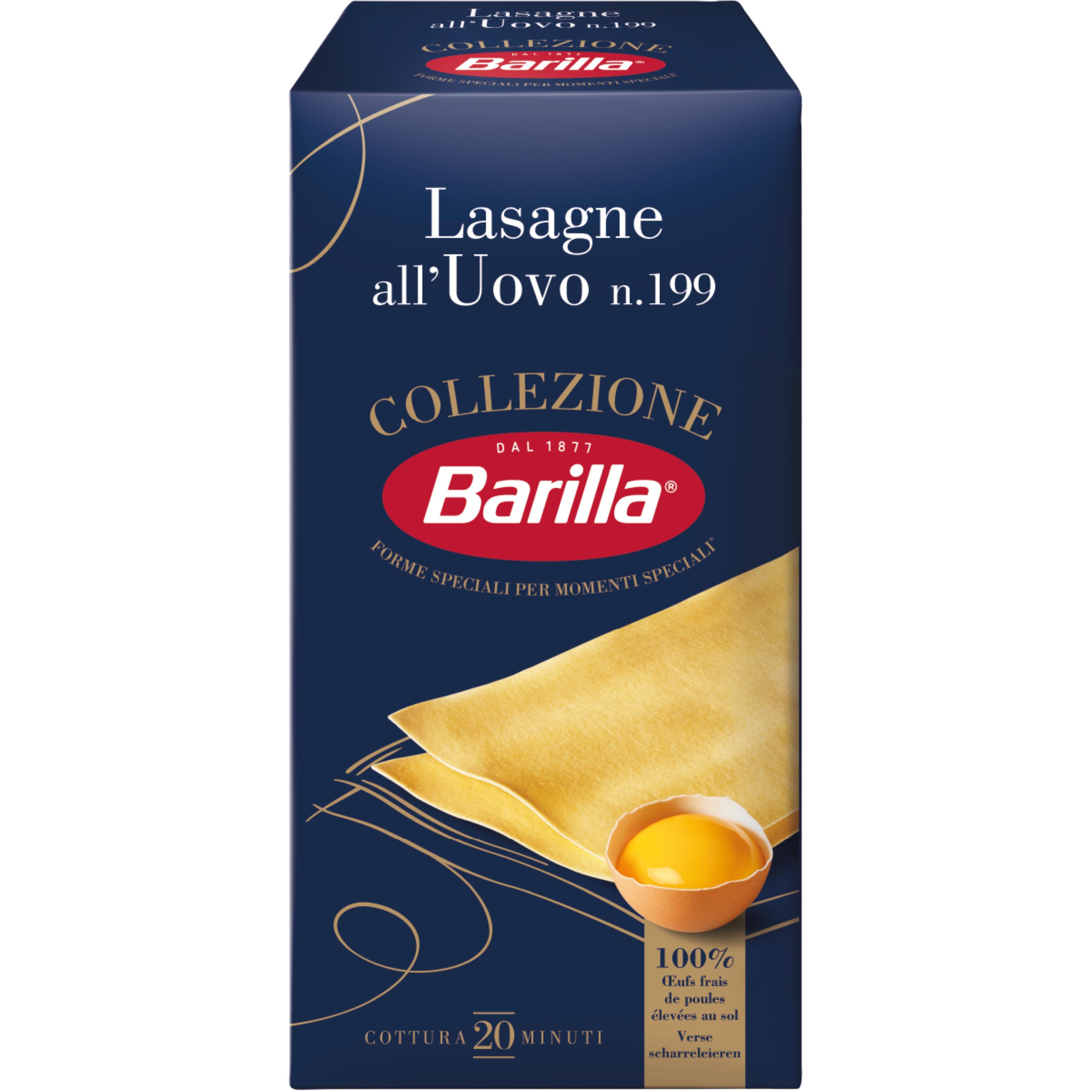 Voir la diapositive 2 : BARILLA Lasagnes aux œufs frais Collezione 500g