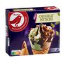 Voir la diapositive 2 : AUCHAN Cône glacé chocolat pistache 6 pièces 396g