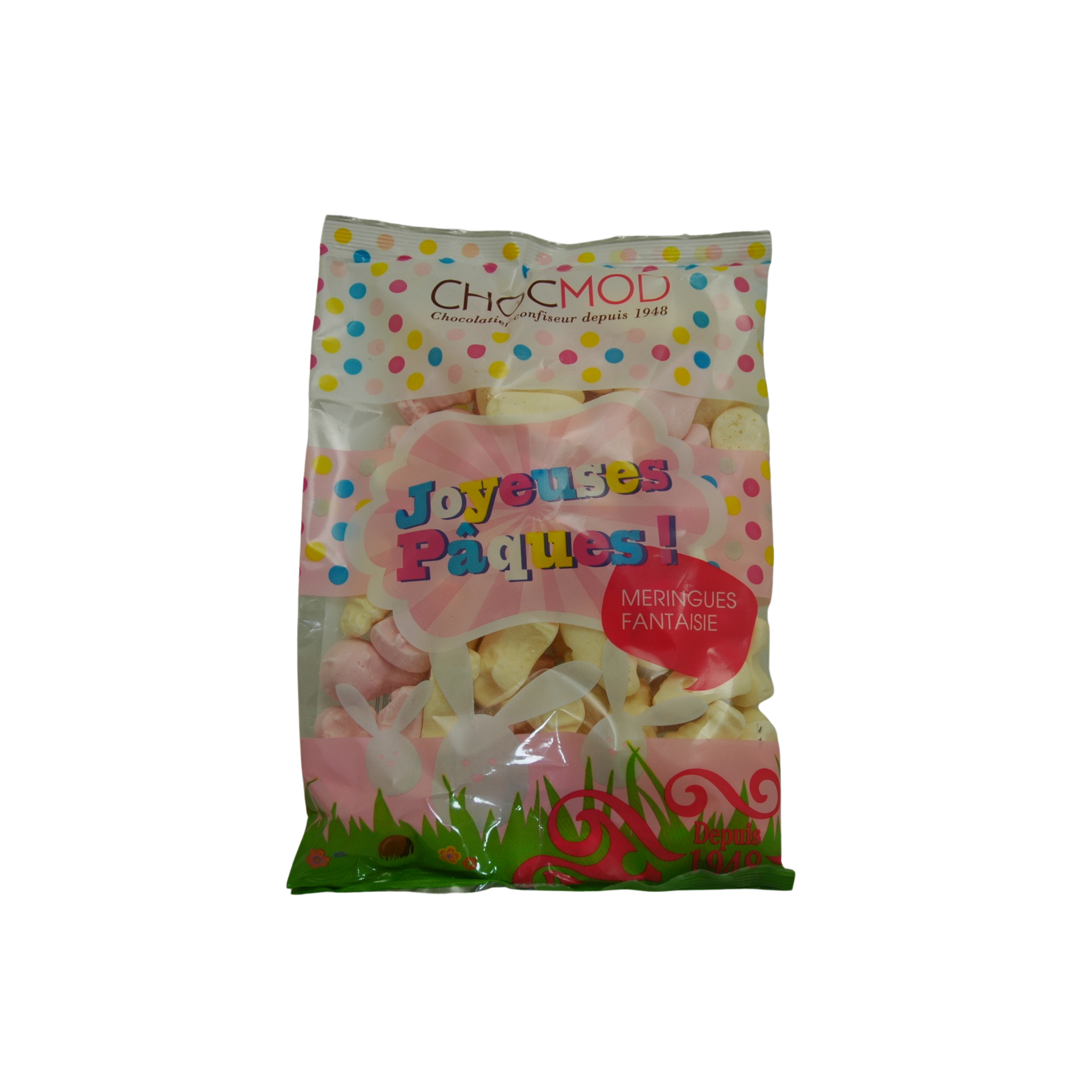 Voir la diapositive 2 : CHOCMOD Meringues fantaisie joyeuses Pâques 300g