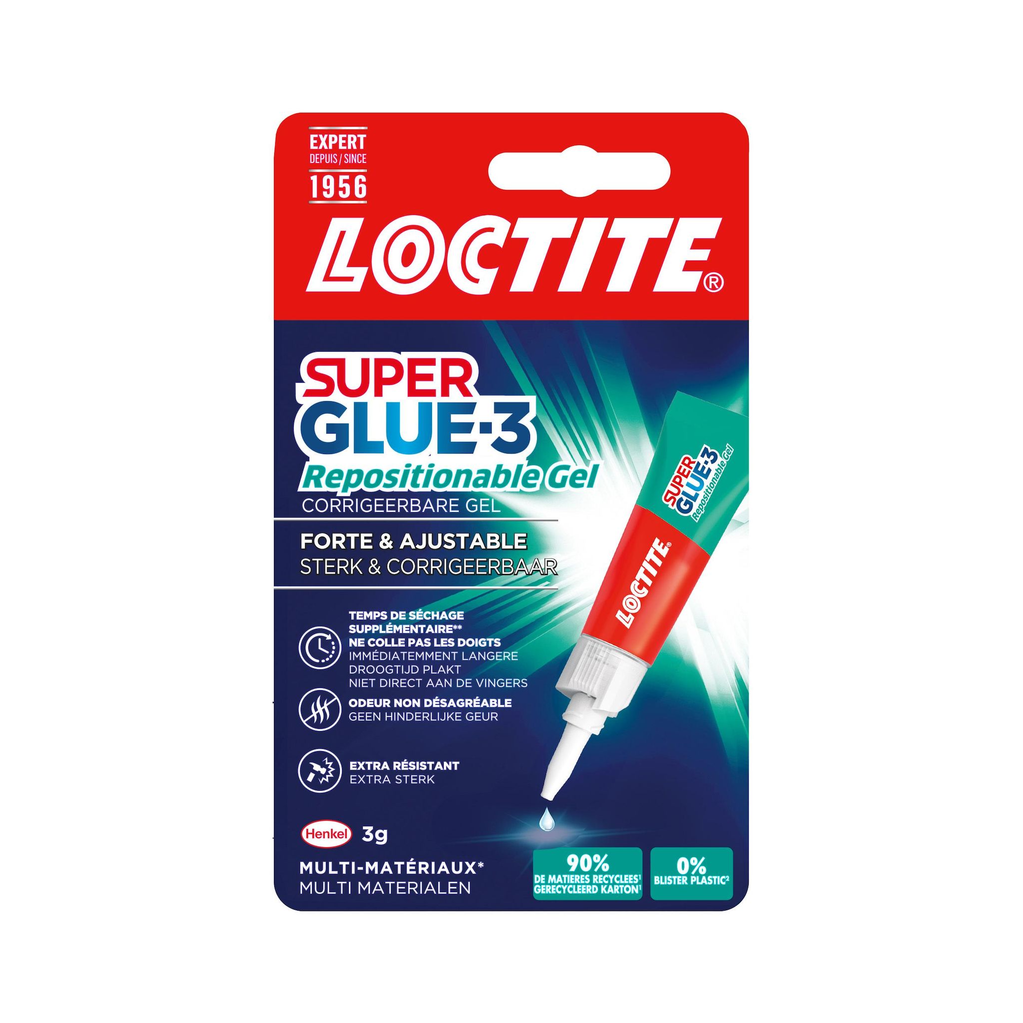 LOCTITE Colle superglue 3 power applicateur 3 g