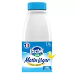 LACTEL Matin léger Lait facile à digérer sans lactose 1L
