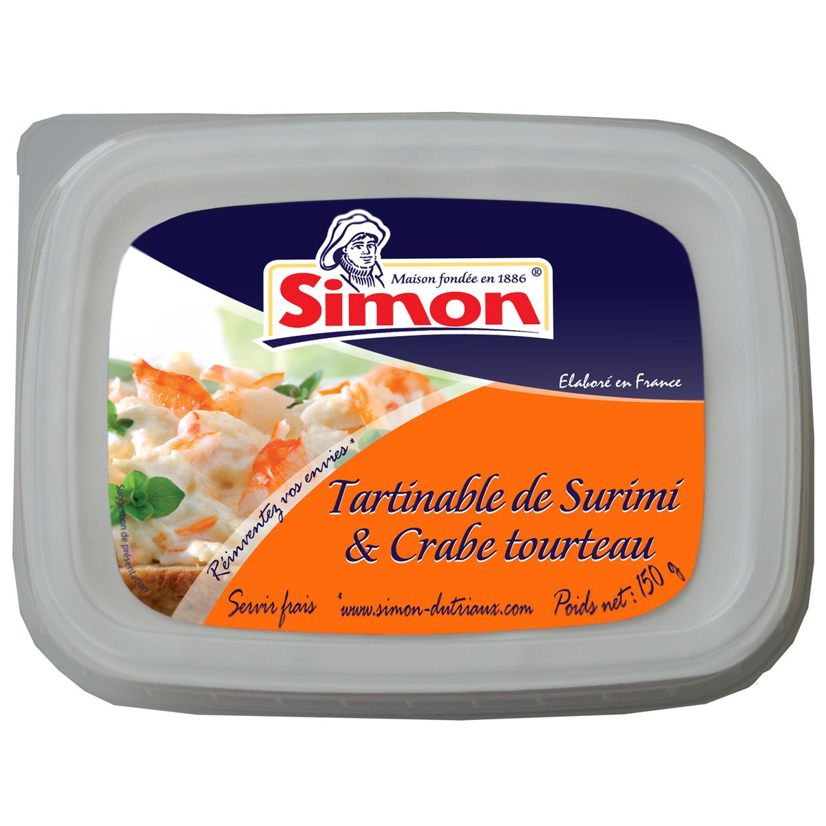 SIMON Salade de surimi et crabe 150g