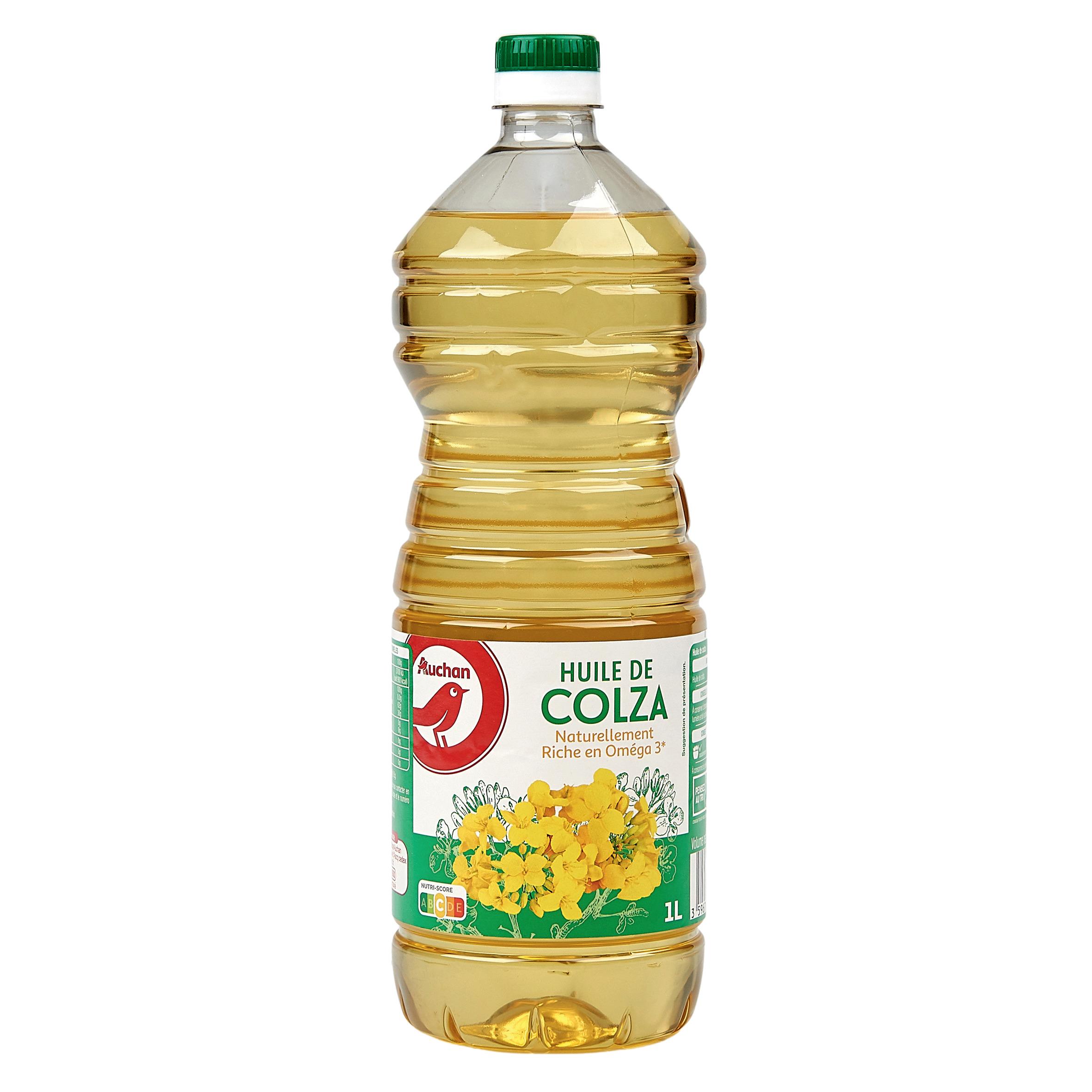 Voir la diapositive 2 : AUCHAN Huile de colza 1l