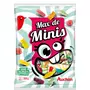 AUCHAN Max de minis bonbons sans colorants artificiels 308g