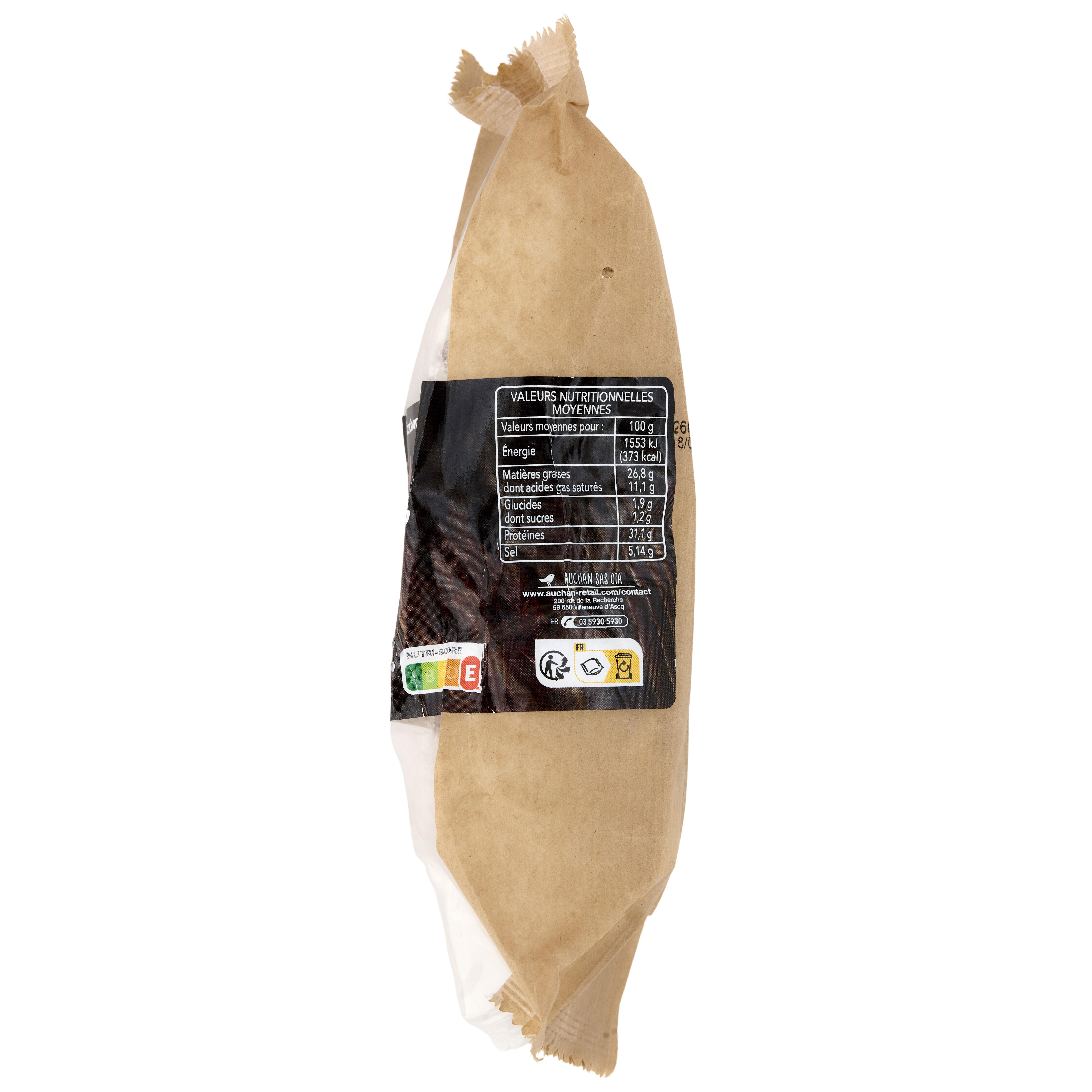 Voir la diapositive 4 : AUCHAN TERROIR Saucisson sec des Pyrénées 250g