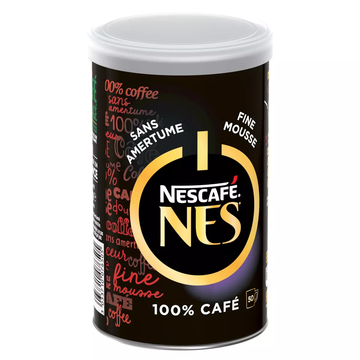 NESCAFE Nes café soluble sans amertume 50 tasses 100g