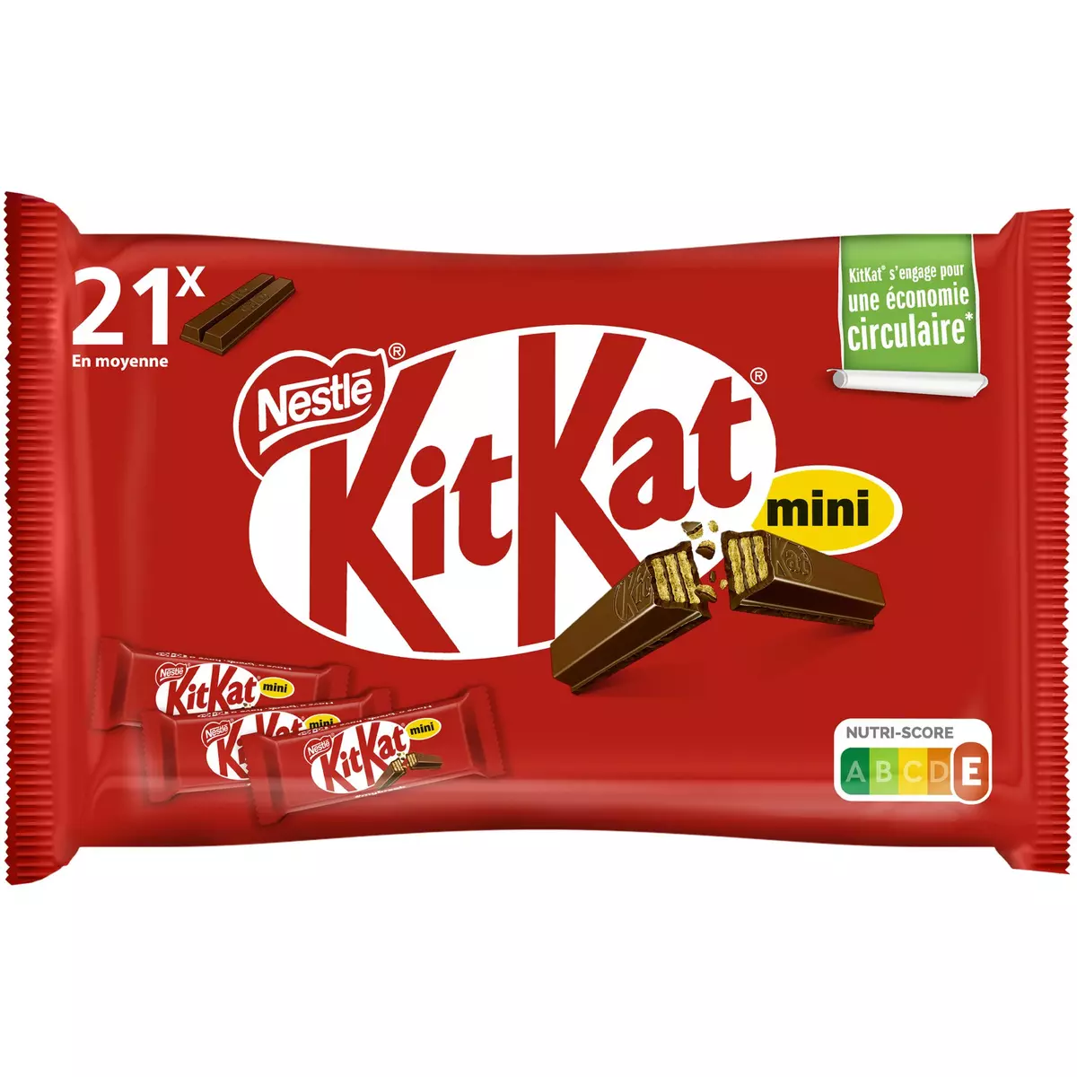 KIT KAT Mini barres chocolatées 21 barres 350g