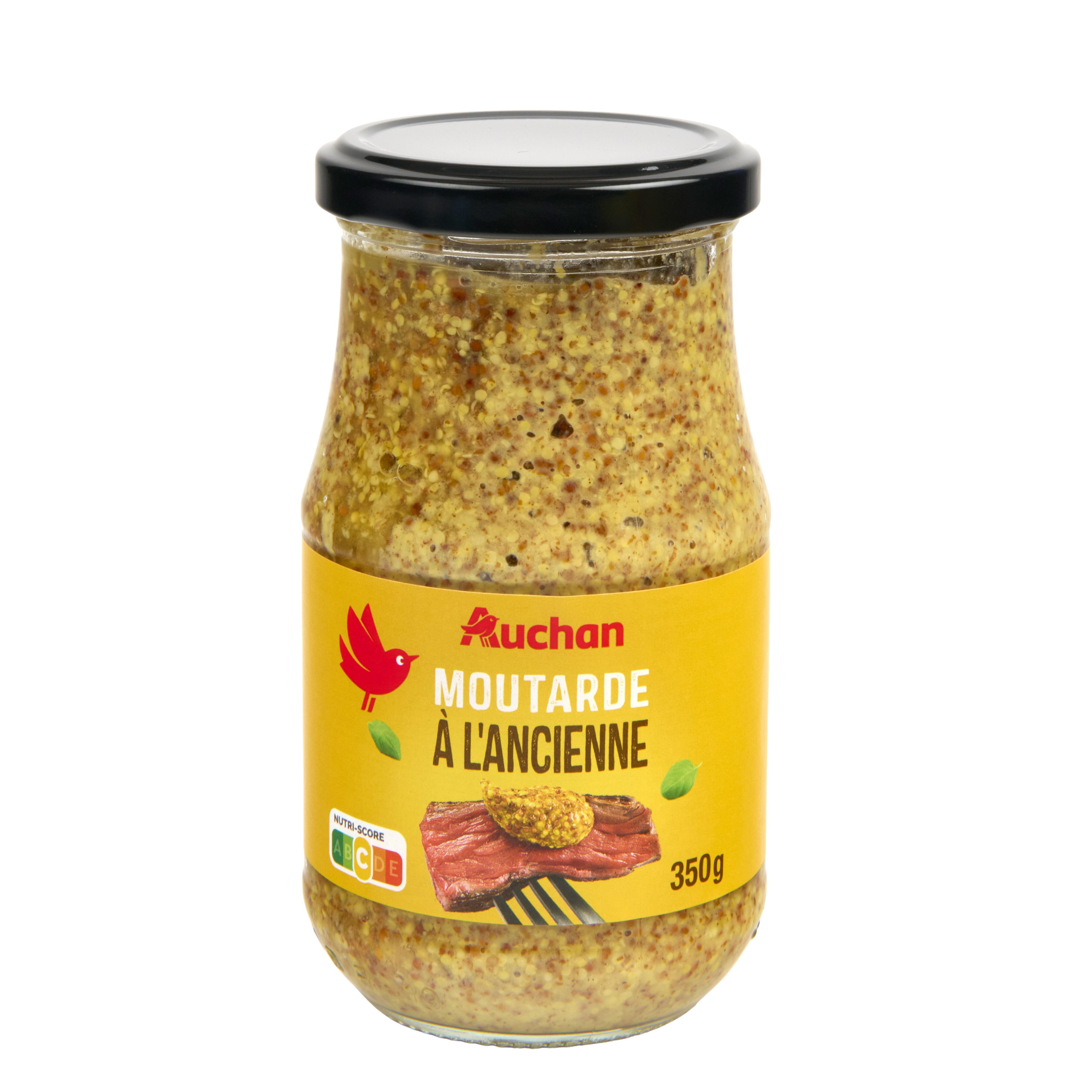 Voir la diapositive 3 : AUCHAN Moutarde à l'ancienne 350g
