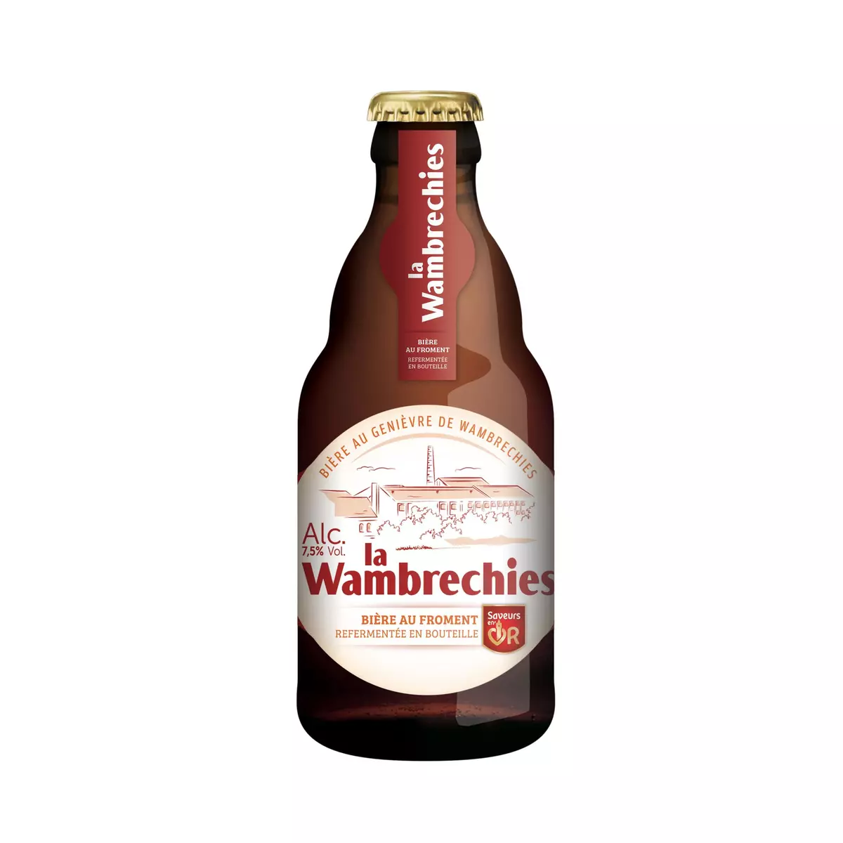 WAMBRECHIES Bière au genièvre 7.5% 33cl