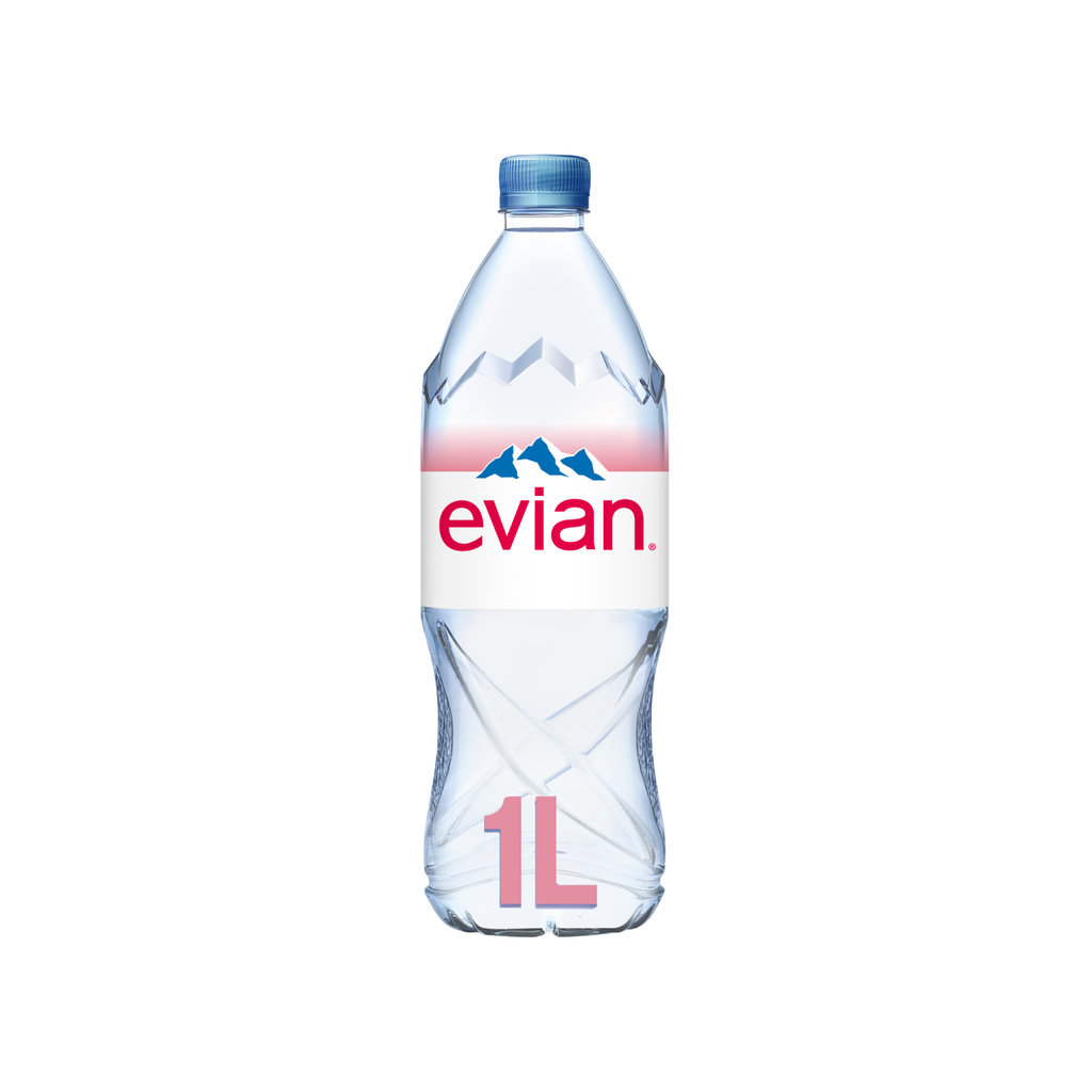 EVIAN Eau minérale naturelle plate 1l 1l